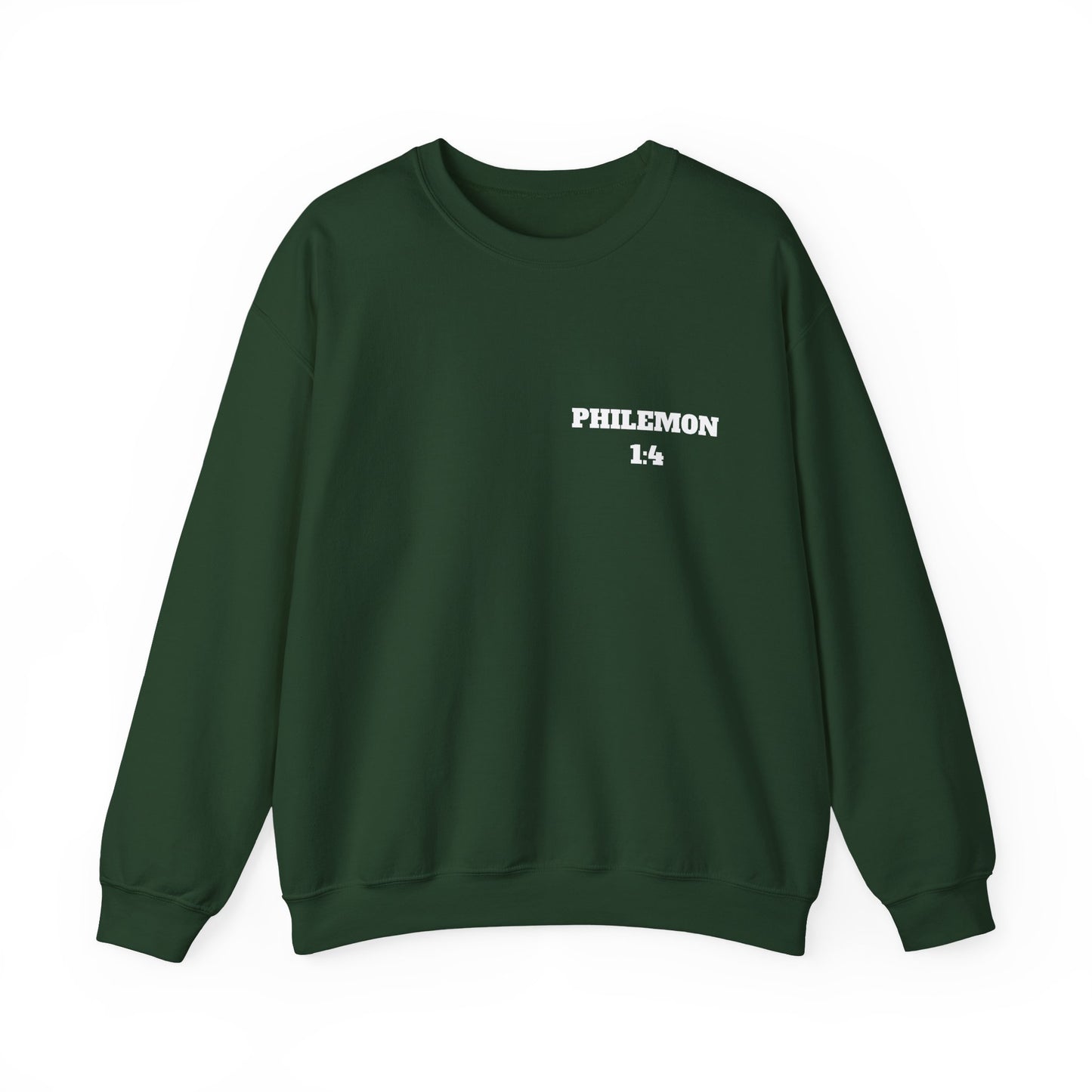 Copy of Philemon 1:4 Bible Verse Sweatshirt, Faith Based Clothing, Church Shirts, Christian Apparel, Trendy Christian Clothing