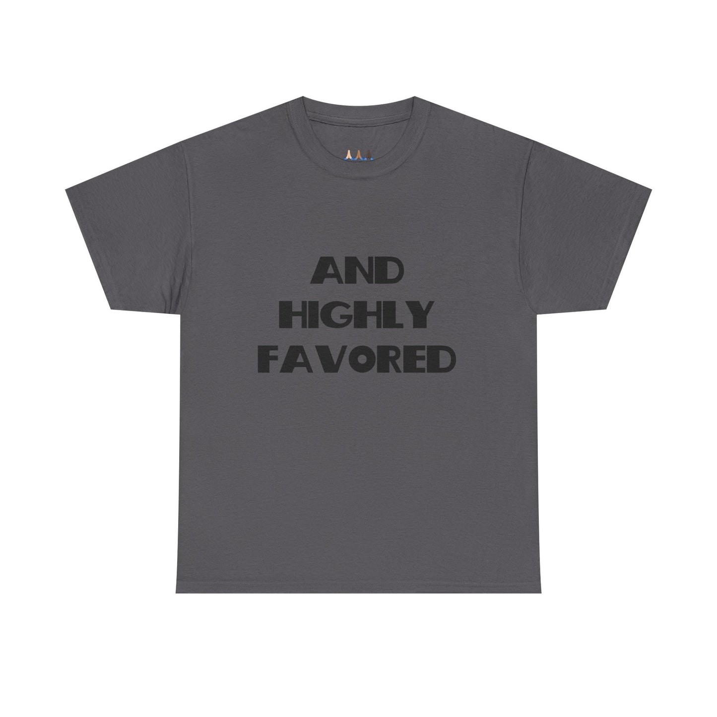 And Highly Favored Christian Tee Shirt, Christian Gifts, Trendy Christian Apparel, Christian Christmas Gifts