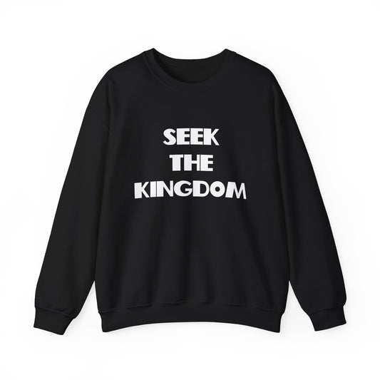 Seek The Kingdom Sweatshirt, Christian Gifts, Trendy Christian Apparel, Christian Christmas Gifts