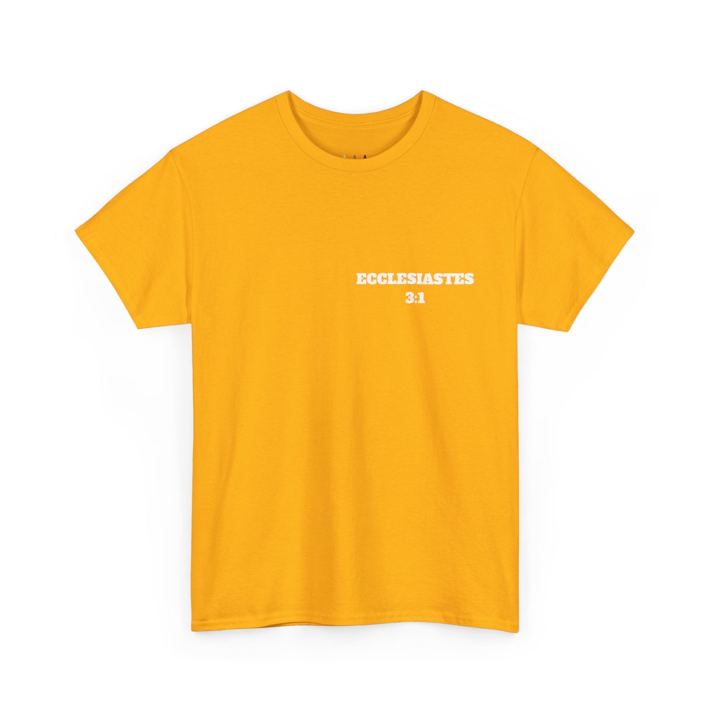 Ecclesiastes 3:1 Christian T-Shirt, Christian Gifts, Christian Back To School Gifts, Trendy Christian Apparel