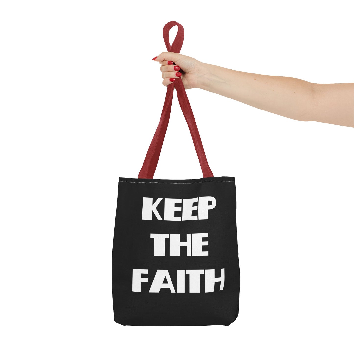 Keep The Faith & Stay Fly Christian Tote Bag, Christian Gifts, Christian Back To School Gifts, Trendy Christian Apparel