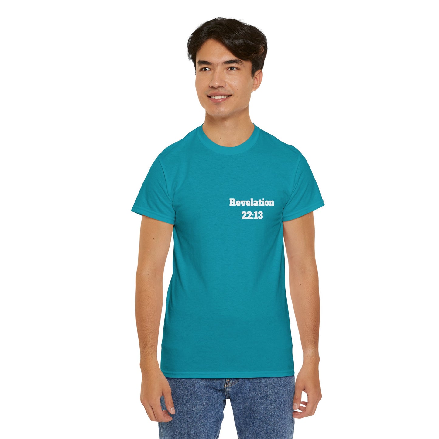 Revelation 22:13 Christian T-Shirt, Christian Gifts, Christian Back To School Gifts, Trendy Christian Apparel