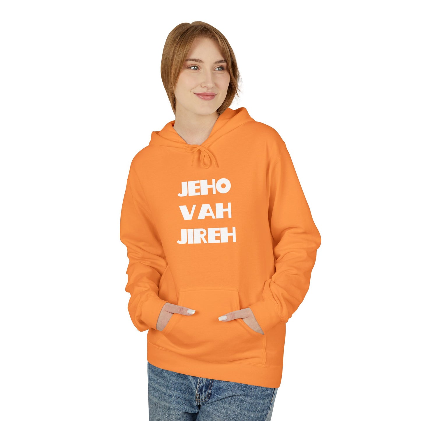 Jehovah Jireh Hoodie — Minimalist Christian Faith Pullover