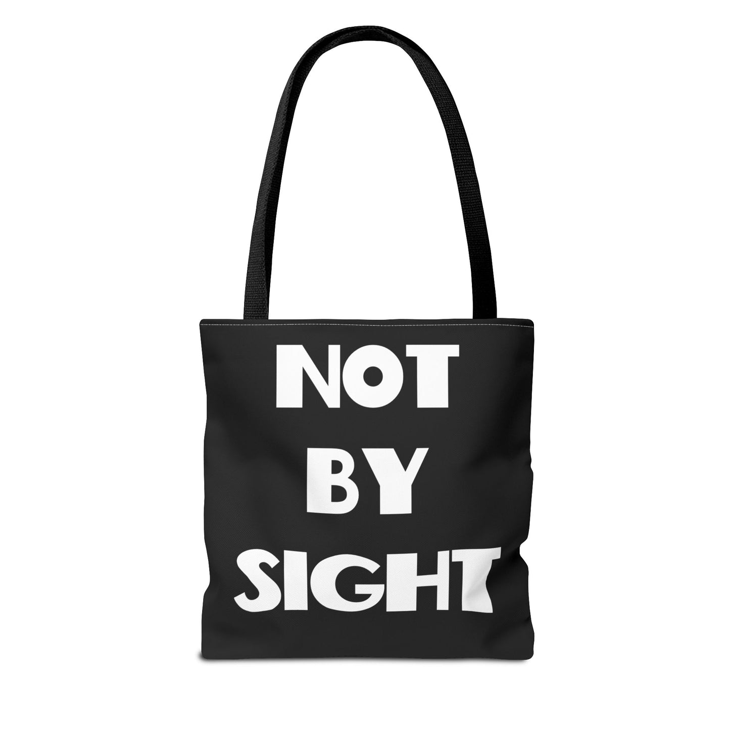 Walk by Faith Not Christian Tote Bag, Christian Gifts, Christian Back To School Gifts, Trendy Christian Apparel