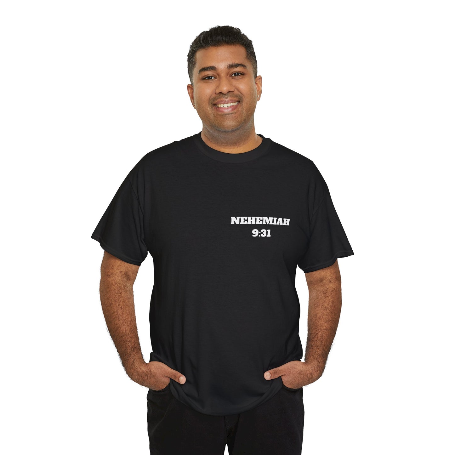 Nehemiah 9:31 Christian T-Shirt, Christian Gifts, Christian Back To School Gifts, Trendy Christian Apparel