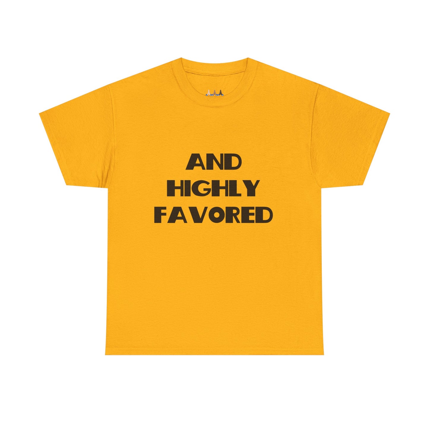 And Highly Favored Christian Tee Shirt, Christian Gifts, Trendy Christian Apparel, Christian Christmas Gifts