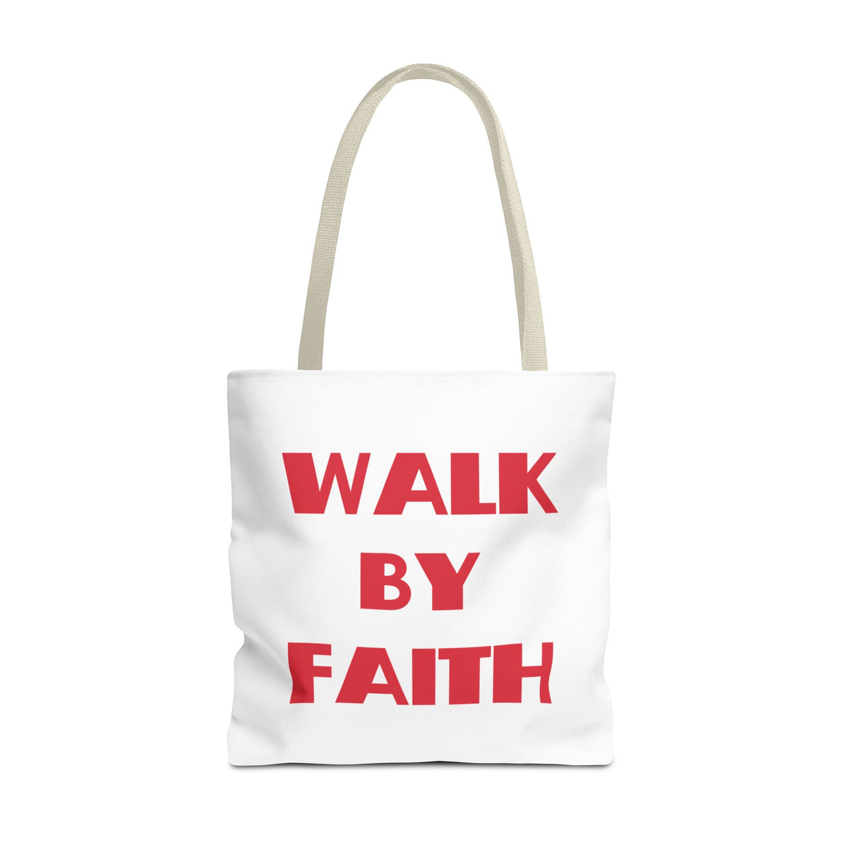 Walk By Faith Christian Tote Bag