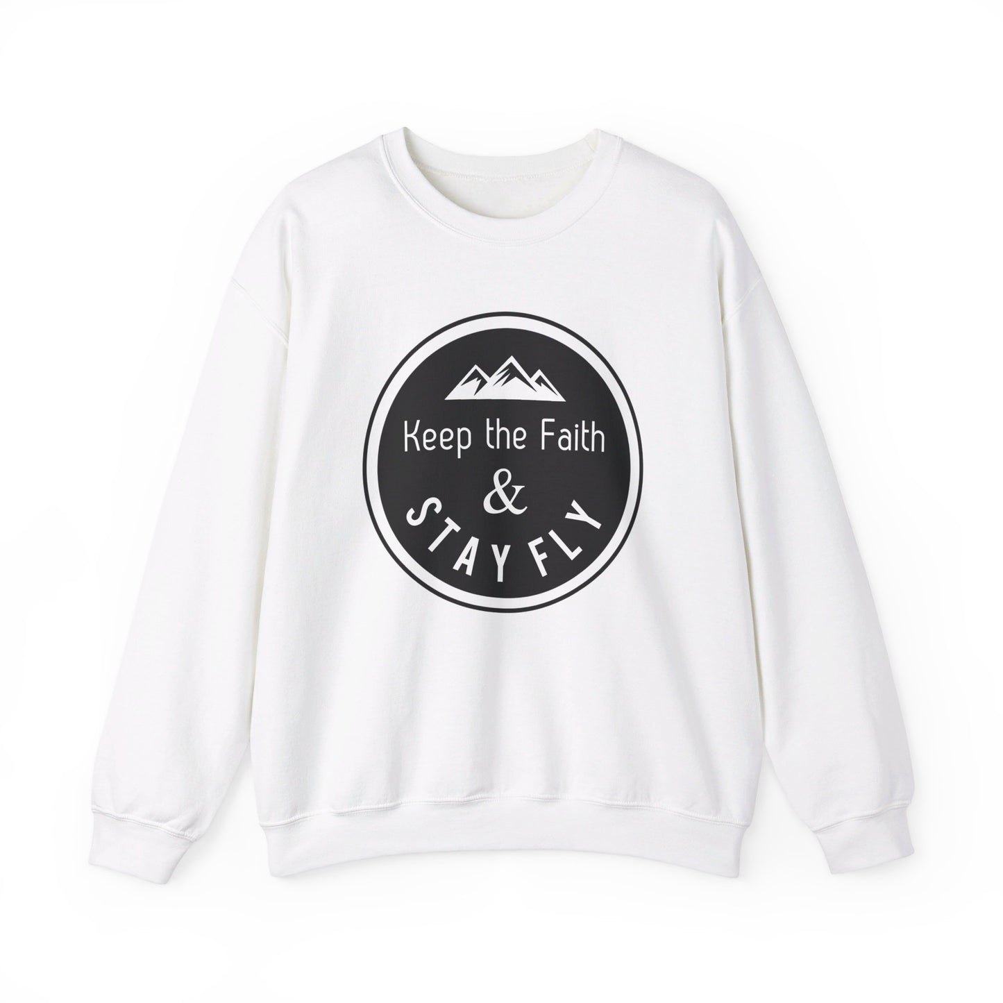 Keep The Faith & Stay Fly Christian Clothing, Christian Shirts, Christian Sweatshirt, Christian Hoodie, Top Religious Shirts, Bible Shirts