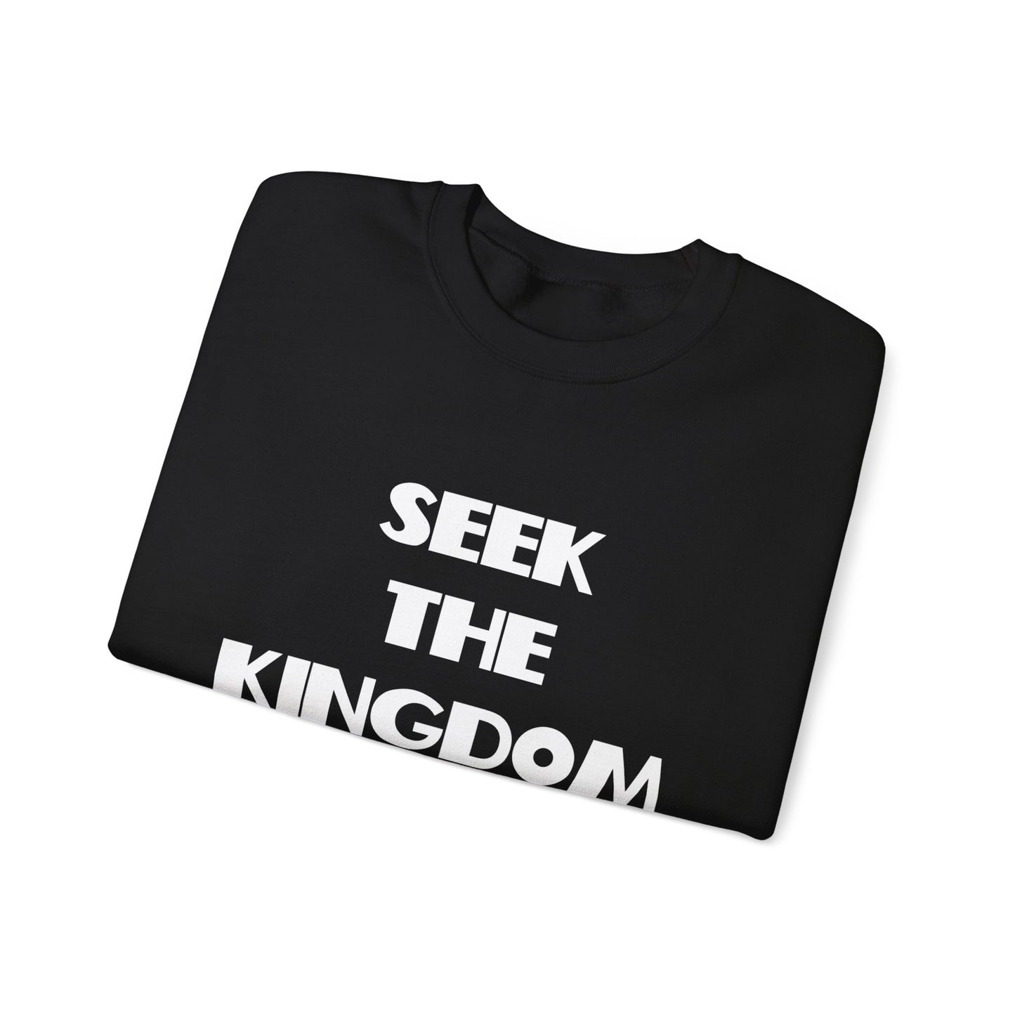 Seek The Kingdom Sweatshirt, Christian Gifts, Trendy Christian Apparel, Christian Christmas Gifts