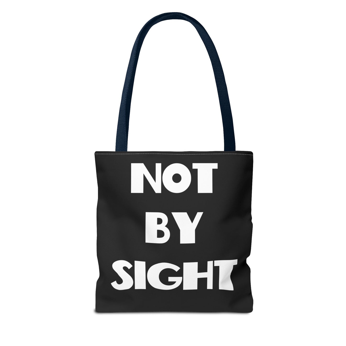 Walk by Faith Not Christian Tote Bag, Christian Gifts, Christian Back To School Gifts, Trendy Christian Apparel