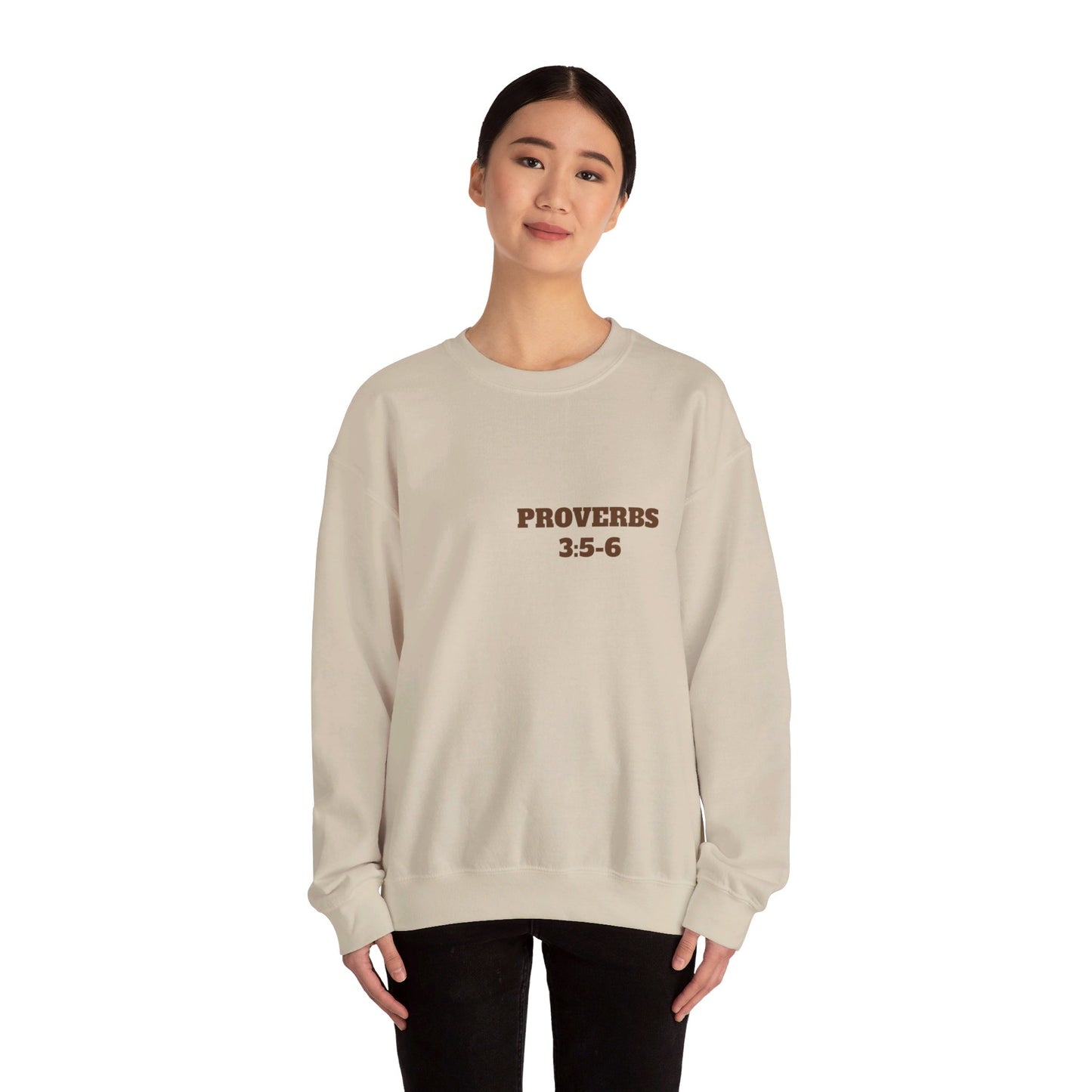 Proverbs 3:5-6 - Christian Clothing, Christian Shirts, Christian Sweatshirt, Christian Hoodie, Top Religious Shirts, Easter, Bible Shirts