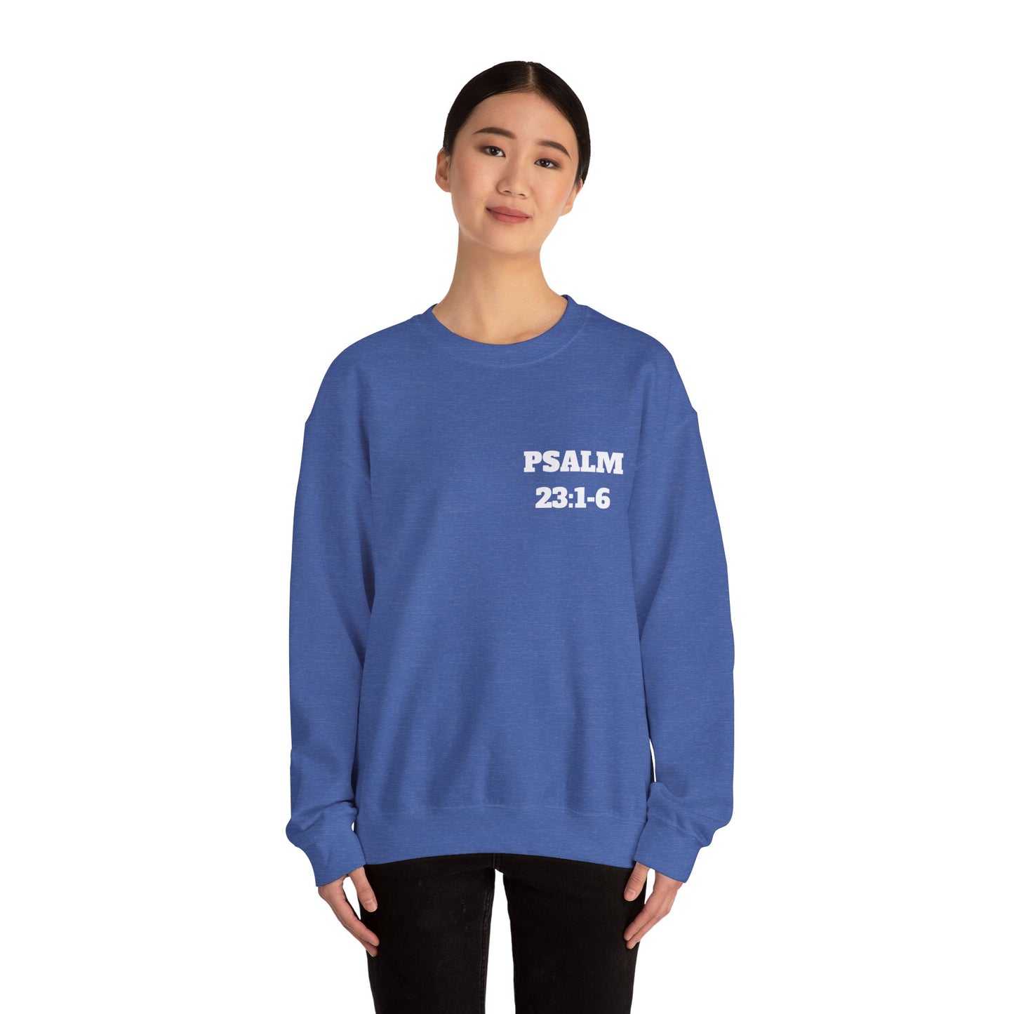 Psalms 23:16 Christian Sweatshirt, Christian Gifts, Christian Back To School Gifts, Trendy Christian Apparel