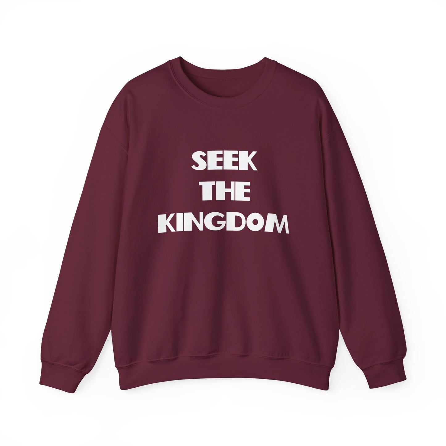Seek The Kingdom Sweatshirt, Christian Gifts, Trendy Christian Apparel, Christian Christmas Gifts