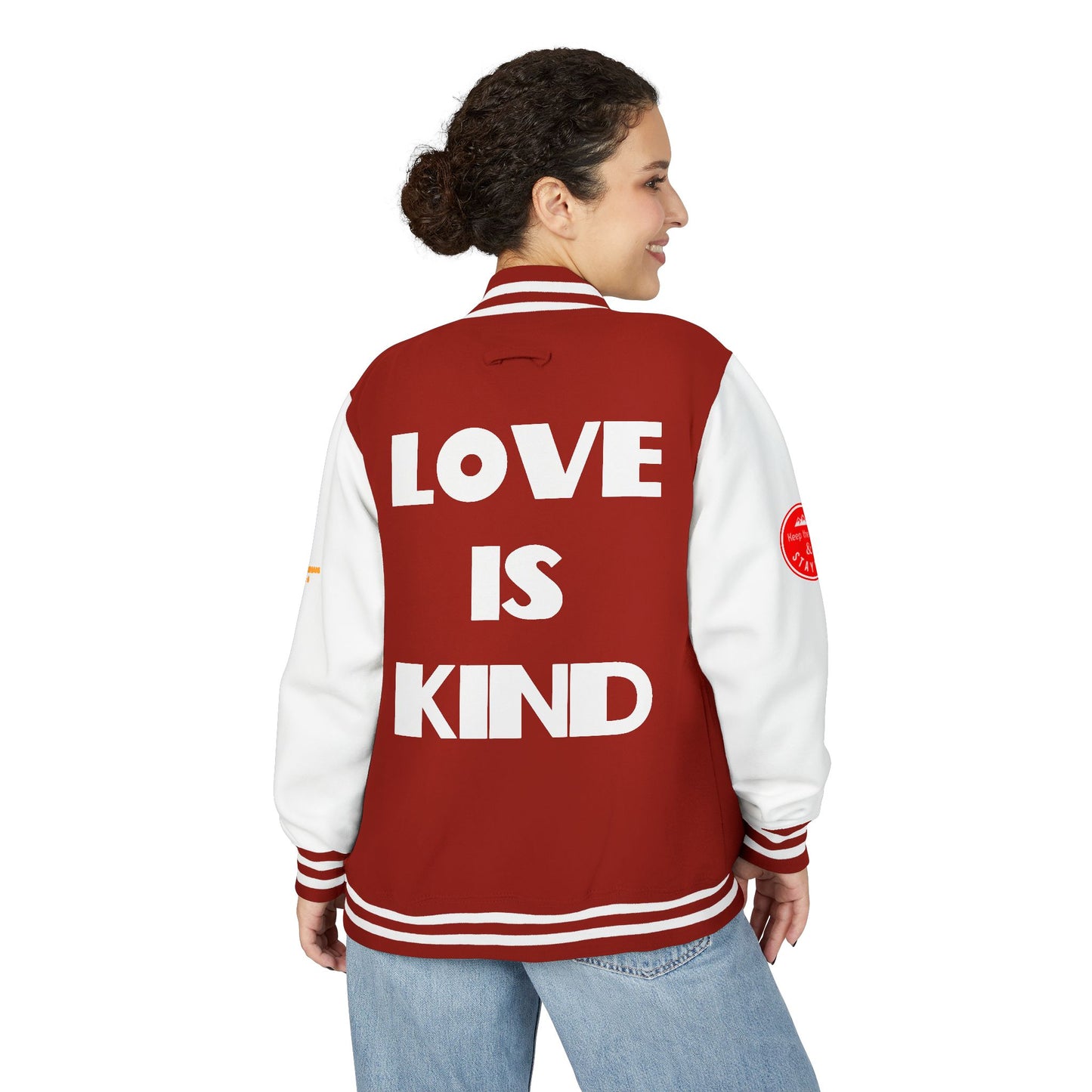 Love Is Kind Letterman Jacket, Christian Letterman Jacket, Christian Streetwear