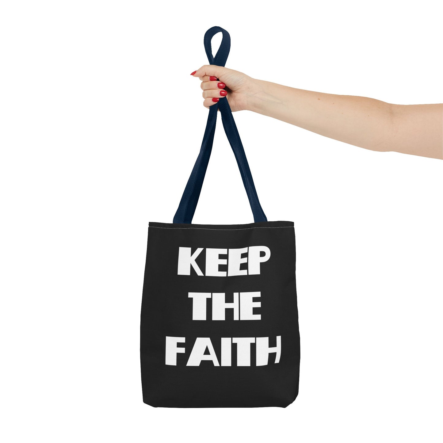 Keep The Faith & Stay Fly Christian Tote Bag, Christian Gifts, Christian Back To School Gifts, Trendy Christian Apparel