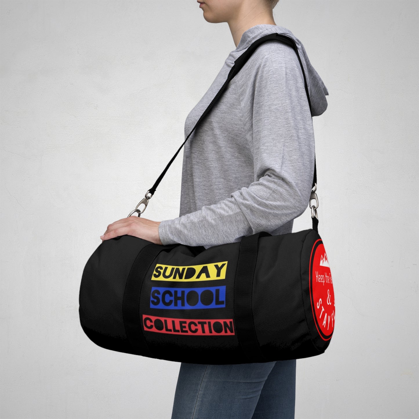 Keep The Faith & Stay Fly Duffel Bag