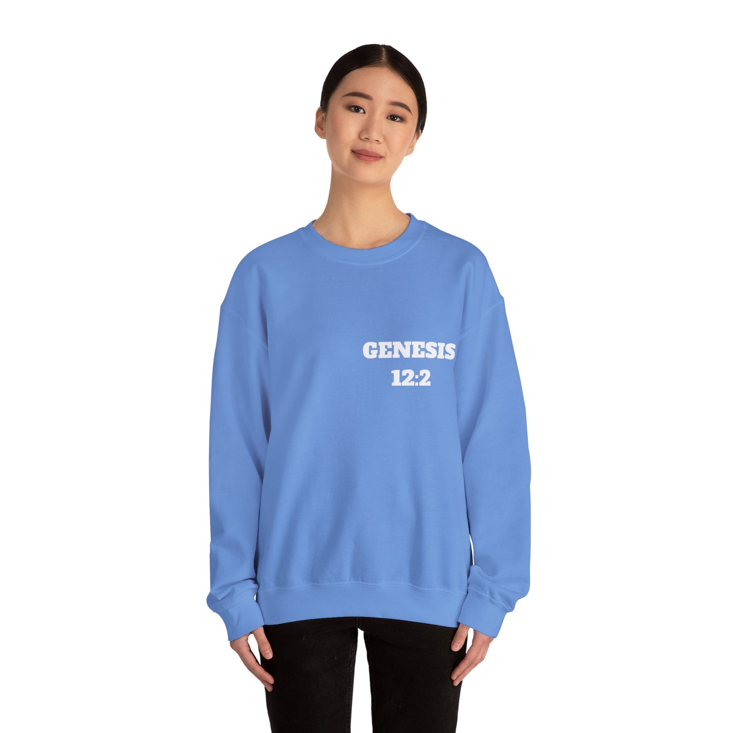 Genesis 12:2 Christian Sweatshirt, Christian Gifts, Christian Back To School Gifts, Trendy Christian Apparel