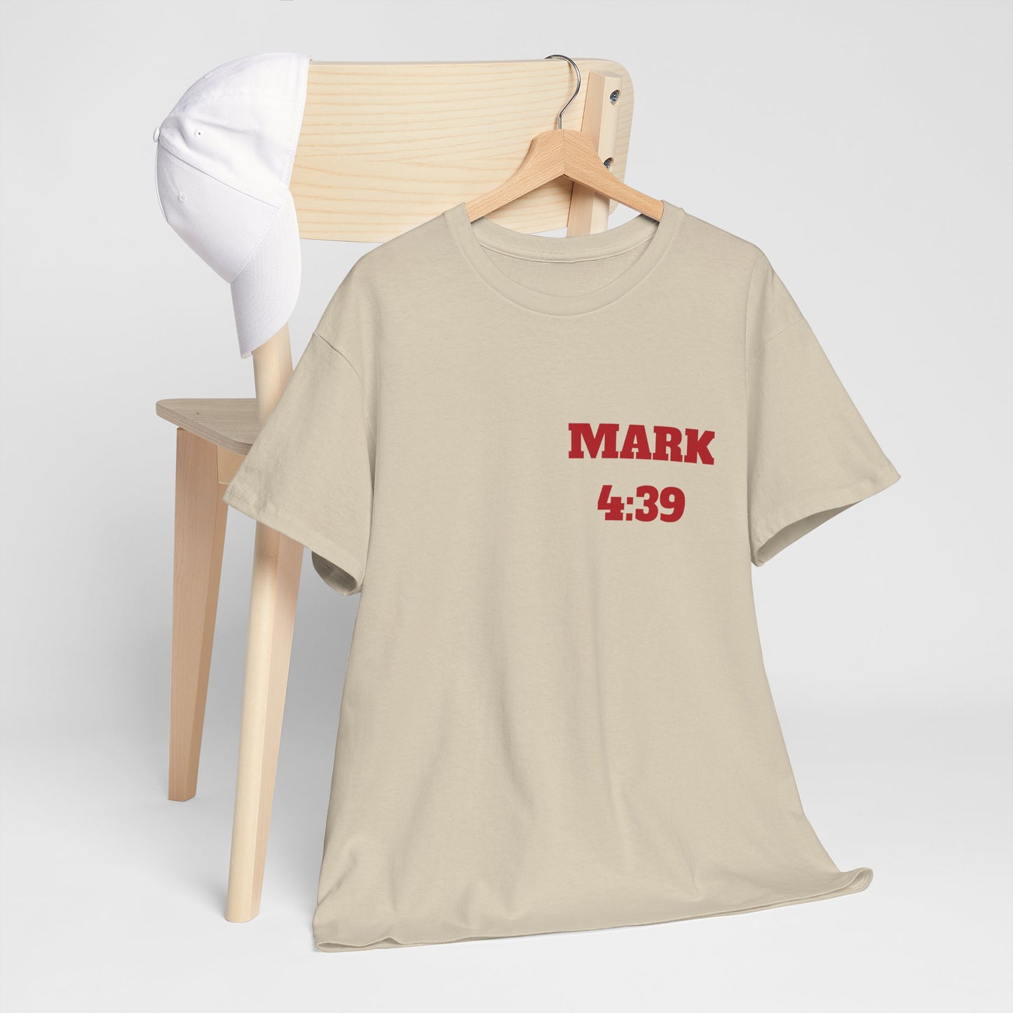 Mark 4:39 Christian Sweatshirt, Christian Tee Shirts, Faith T-Shirts, Bible Verse T-Shirts, Christian Tees With Scripture