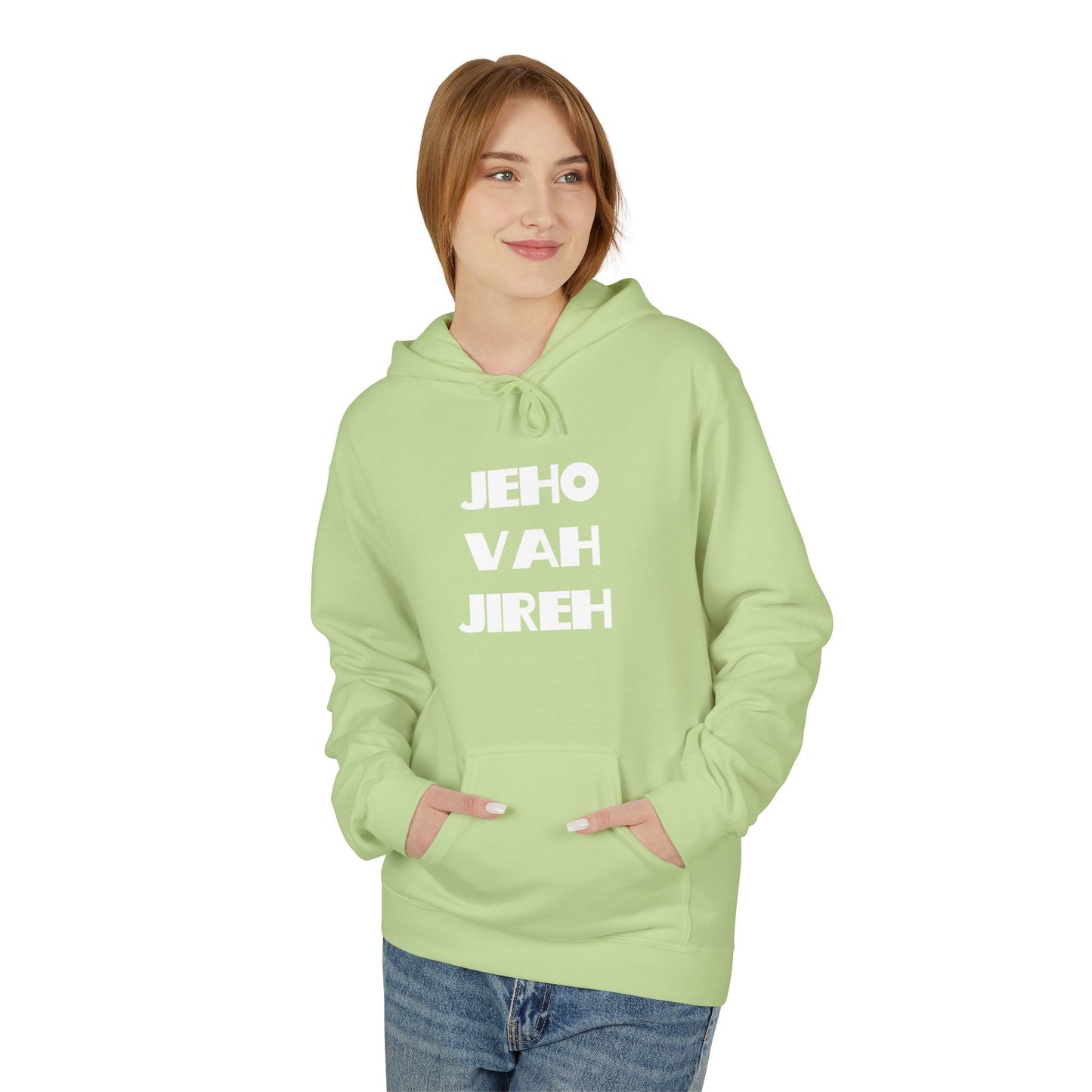 Jehovah Jireh Hoodie — Minimalist Christian Faith Pullover