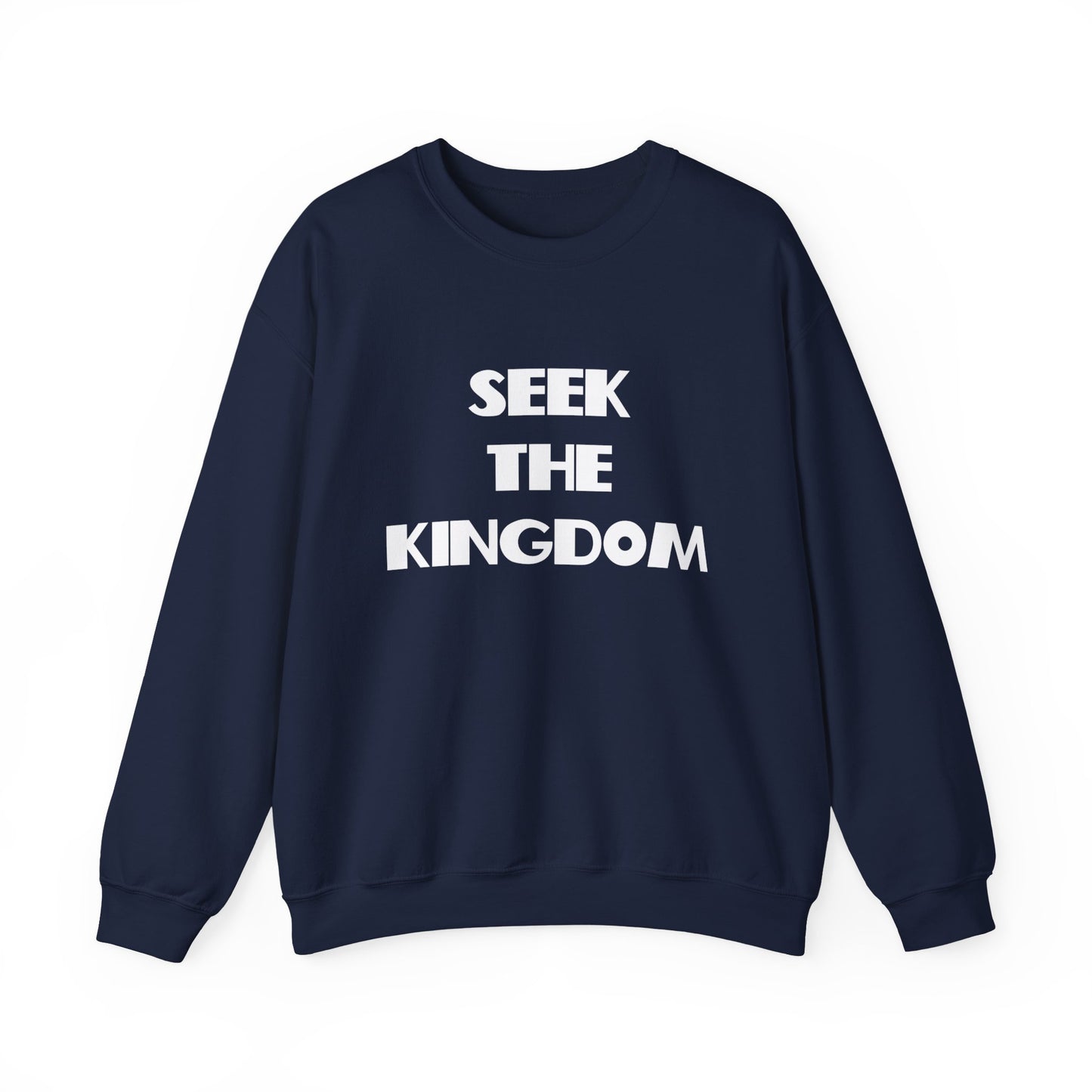 Seek The Kingdom Sweatshirt, Christian Gifts, Trendy Christian Apparel, Christian Christmas Gifts