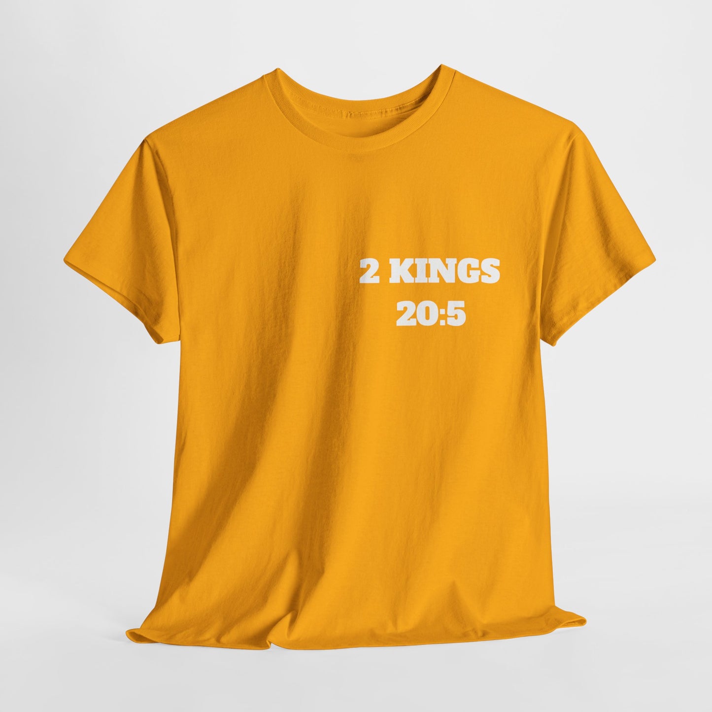 2 Kings 20:5 Christian T-Shirt, Christian Gifts, Christian Back To School Gifts, Trendy Christian Apparel