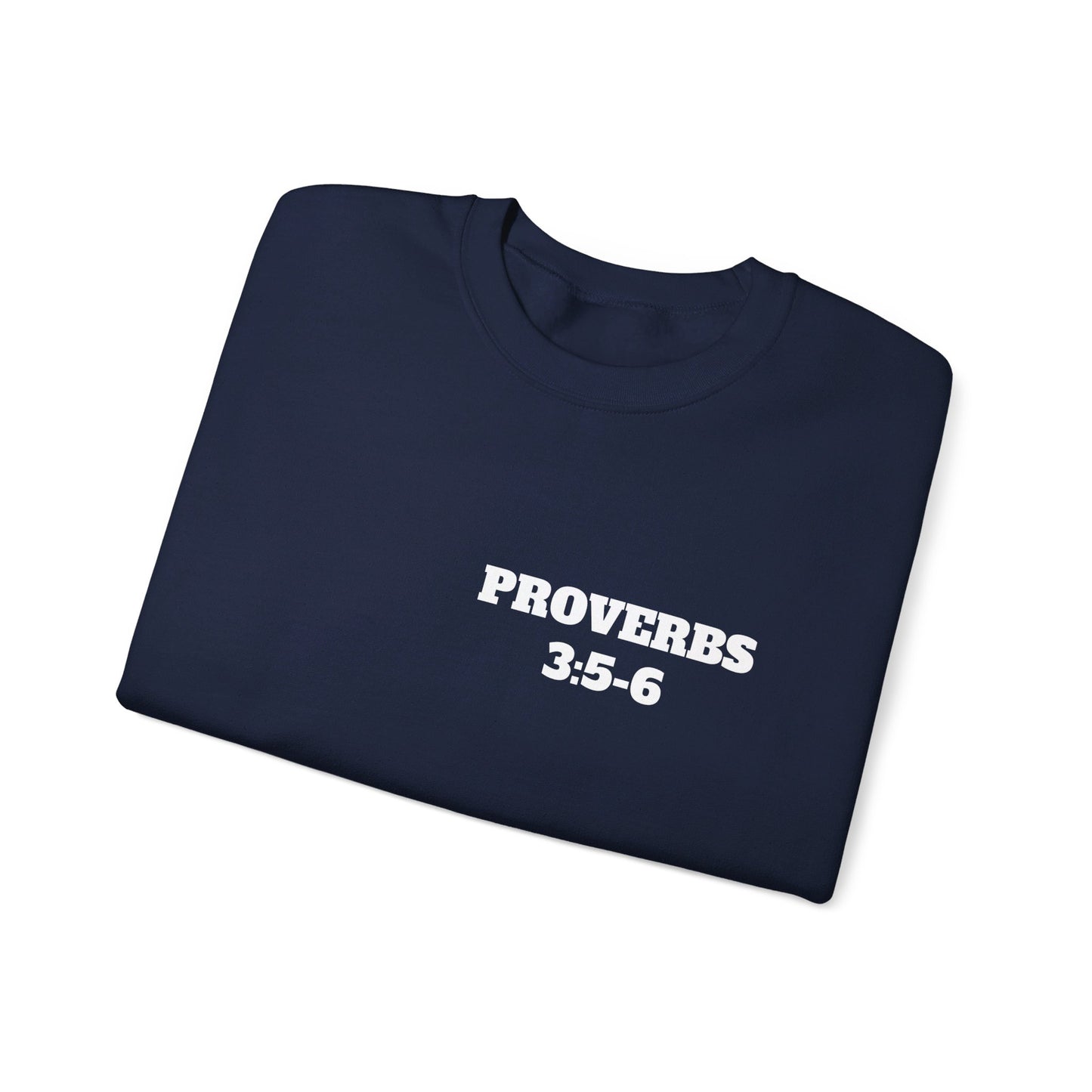 Proverbs 3:5-6 - Christian Clothing, Christian Shirts, Christian Sweatshirt, Christian Hoodie, Top Religious Shirts, Easter, Bible Shirts