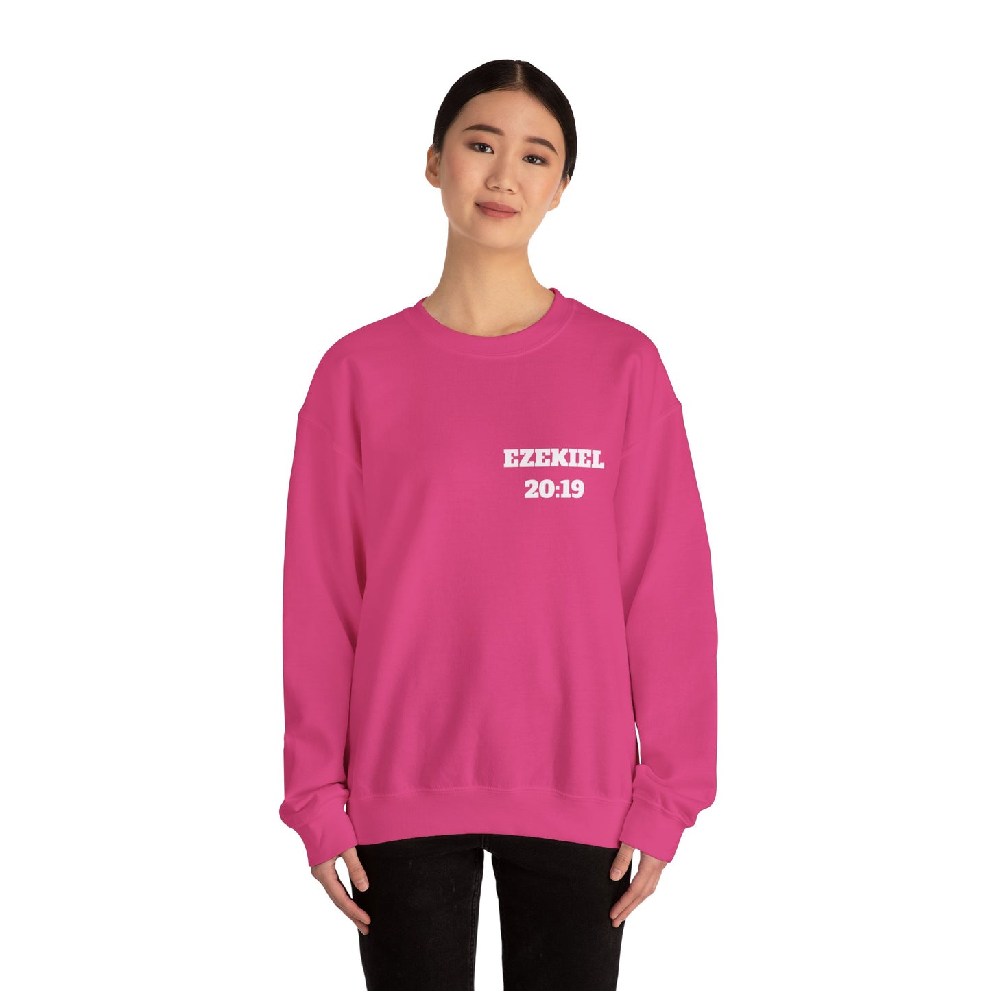 Ezekiel 20:19 Christian Sweatshirt, Christian Gifts, Christian Back To School Gifts, Church Outfits