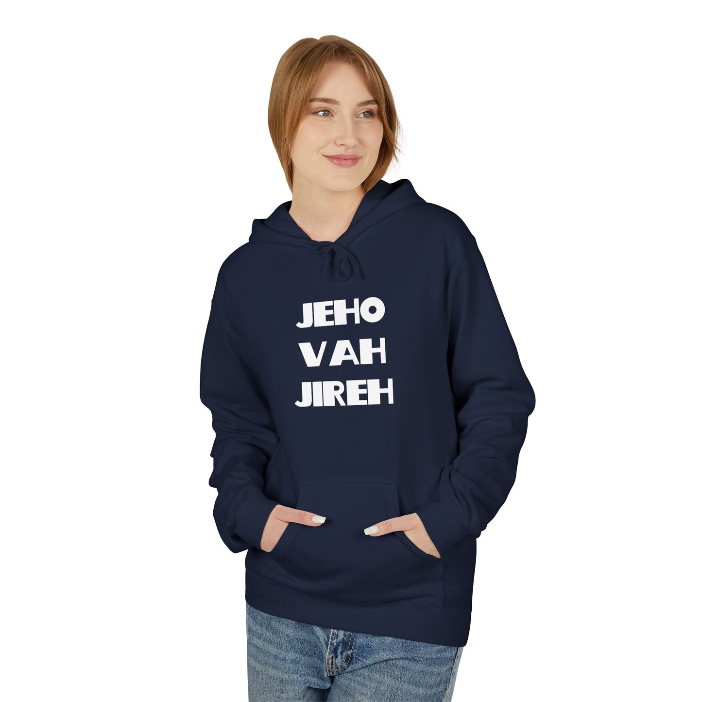 Jehovah Jireh Hoodie — Minimalist Christian Faith Pullover