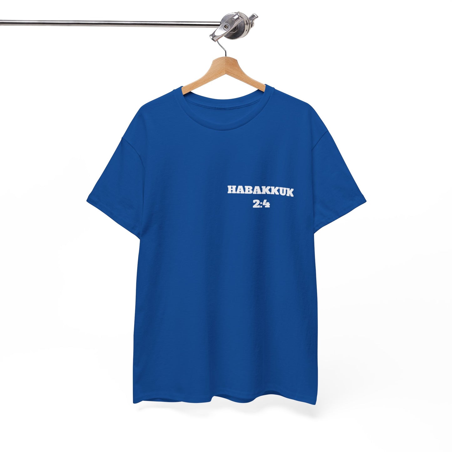 Habakkuk 2:4 Christian T-Shirt, Christian Gifts, Christian Back To School Gifts, Trendy Christian Apparel