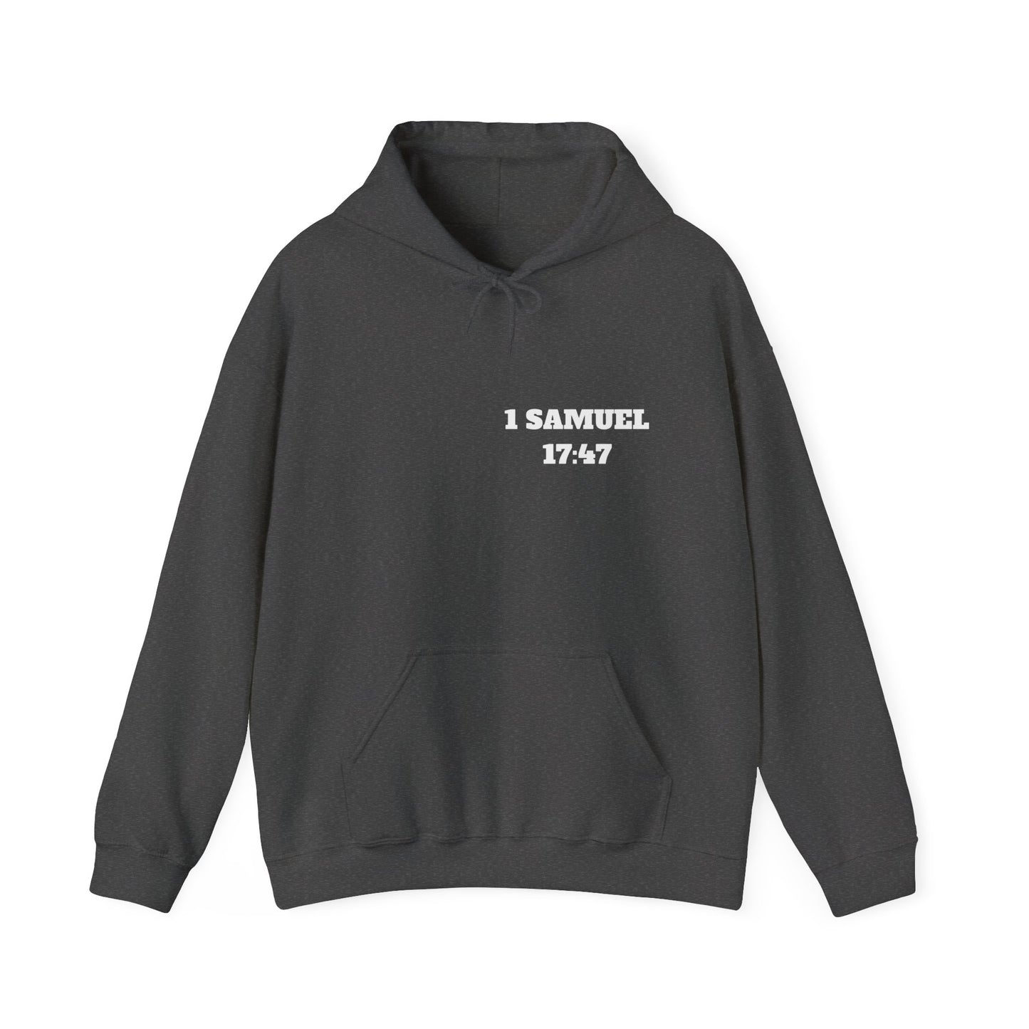 1 Samuel 17:47 Christian Hoodie, Christian Gifts, Christian Back To School Gifts, Trendy Christian Apparel