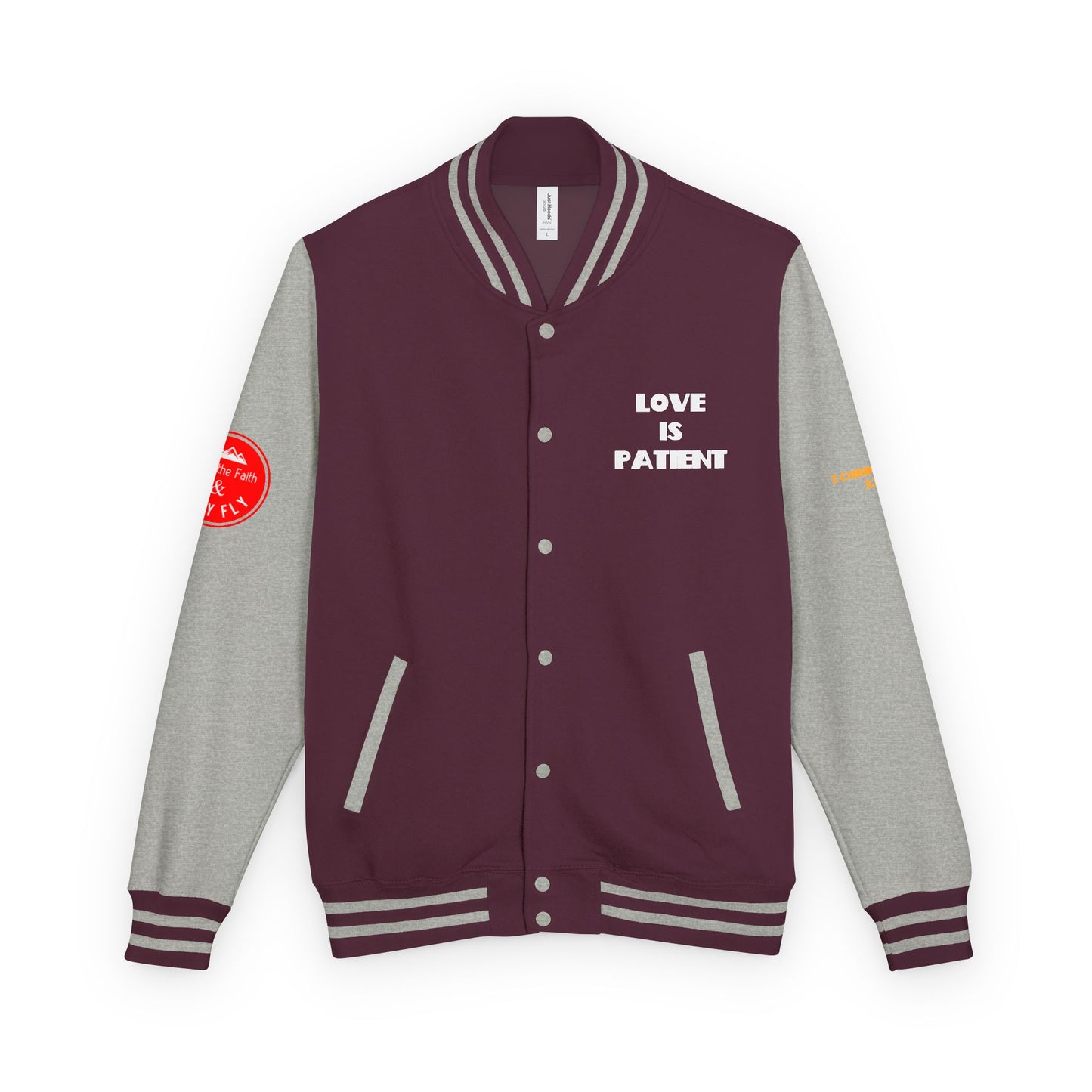 Love Is Kind Letterman Jacket, Christian Letterman Jacket, Christian Streetwear