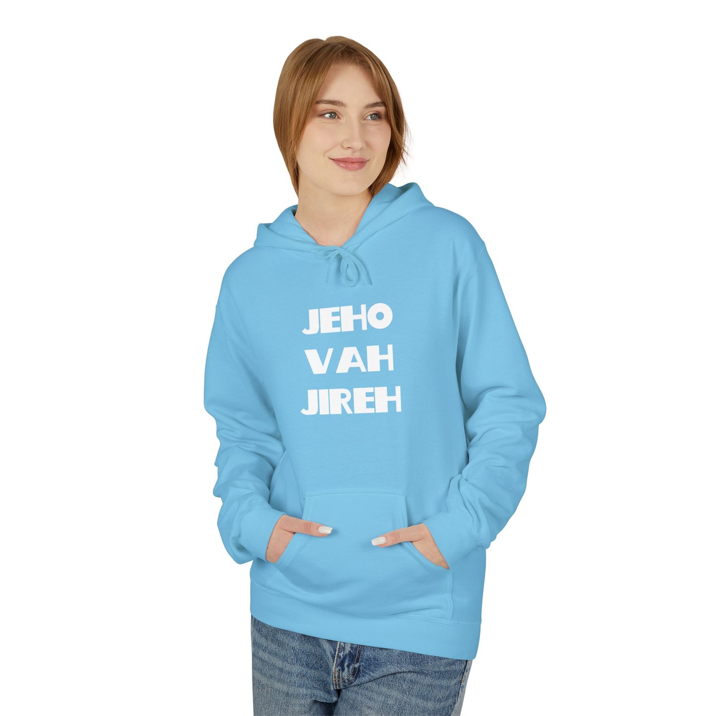 Jehovah Jireh Hoodie — Minimalist Christian Faith Pullover