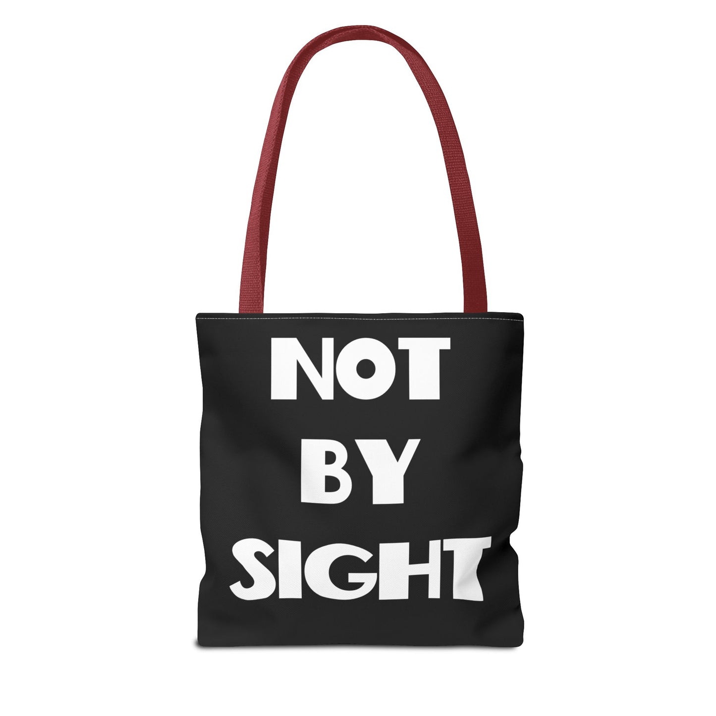 Walk by Faith Not Christian Tote Bag, Christian Gifts, Christian Back To School Gifts, Trendy Christian Apparel