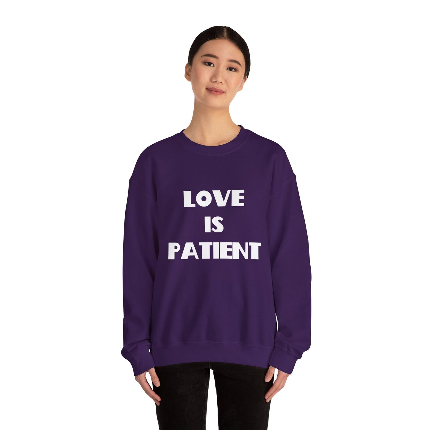 Love is Patient Christian Sweatshirt, Christian Gifts, Christian Back To School Gifts, Church Outfits