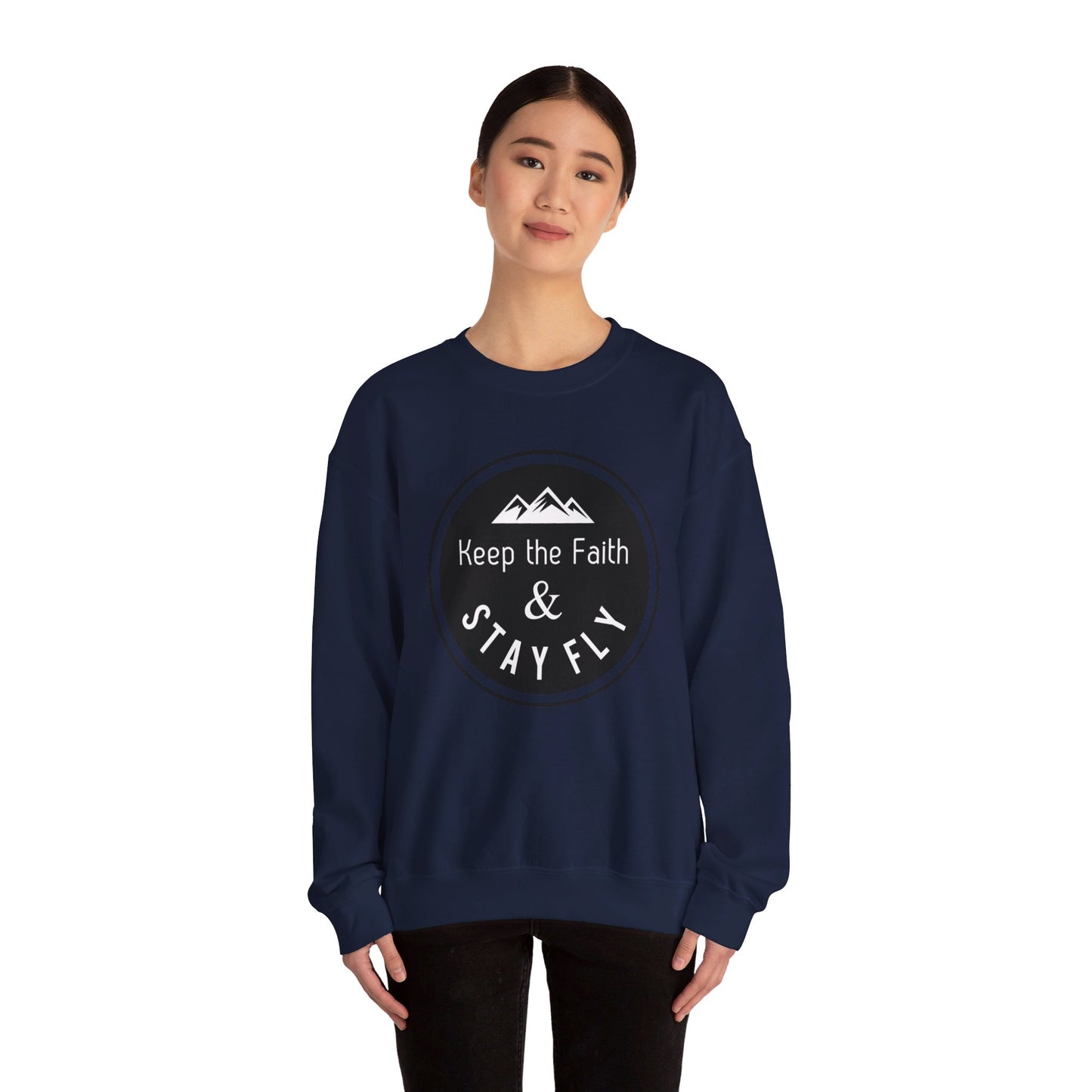 Keep The Faith & Stay Fly Christian Clothing, Christian Shirts, Christian Sweatshirt, Christian Hoodie, Top Religious Shirts, Bible Shirts