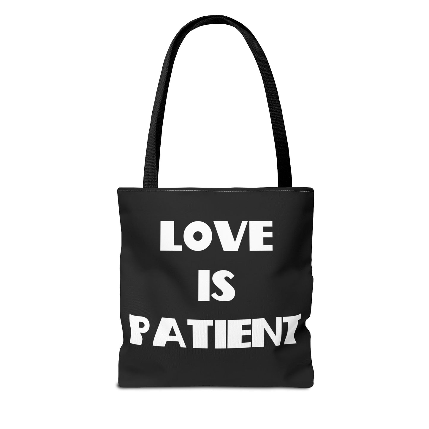 Love is Patient & Love Is Kind Christian Tote Bag, Christian Gifts, Christian Back To School Gifts, Trendy Christian Apparel