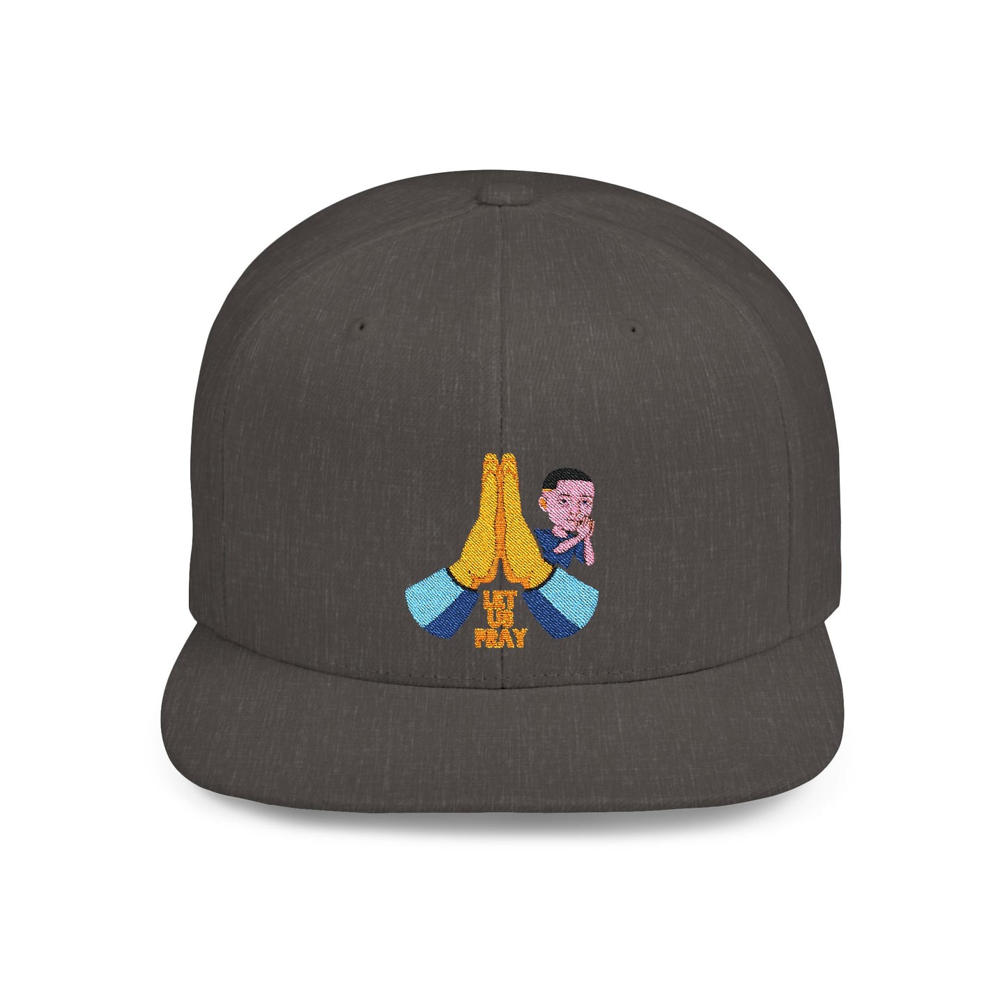 Copy of Let Us Pray Snapback | Christian Snapback | Positive Clothing |