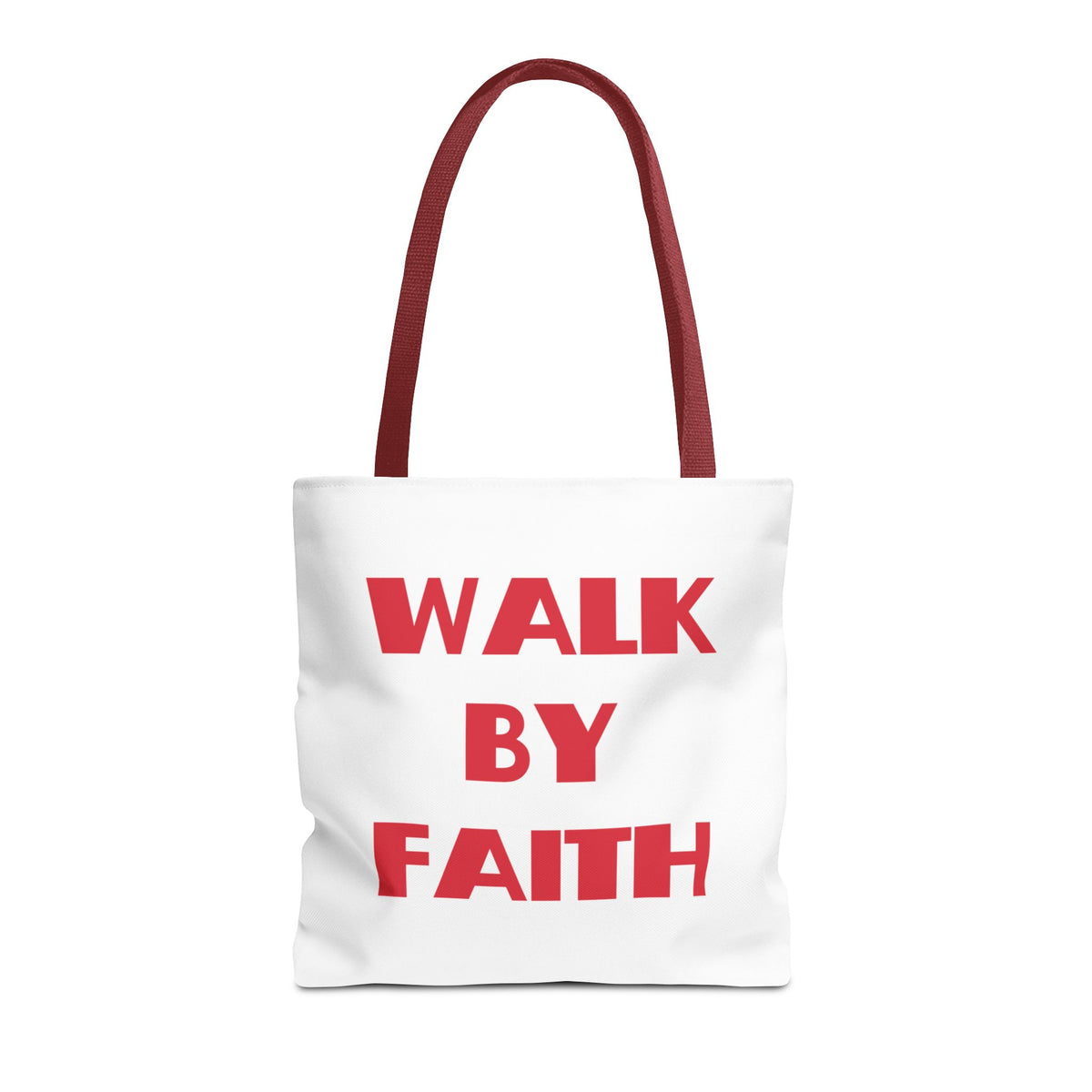 Walk By Faith Christian Tote Bag