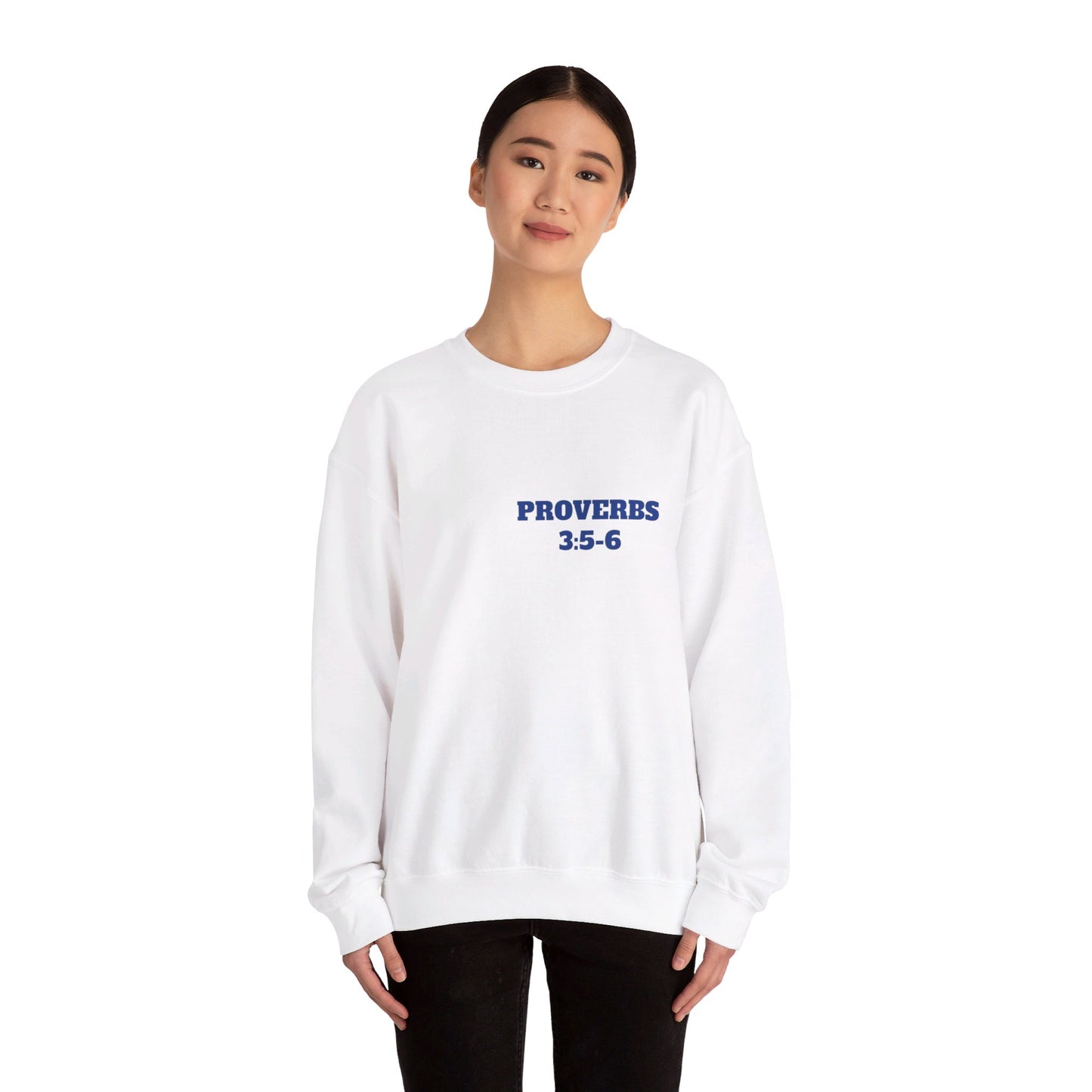 Proverbs 3:5-6 - Christian Clothing, Christian Shirts, Christian Sweatshirt, Christian Hoodie, Top Religious Shirts, Easter, Bible Shirts