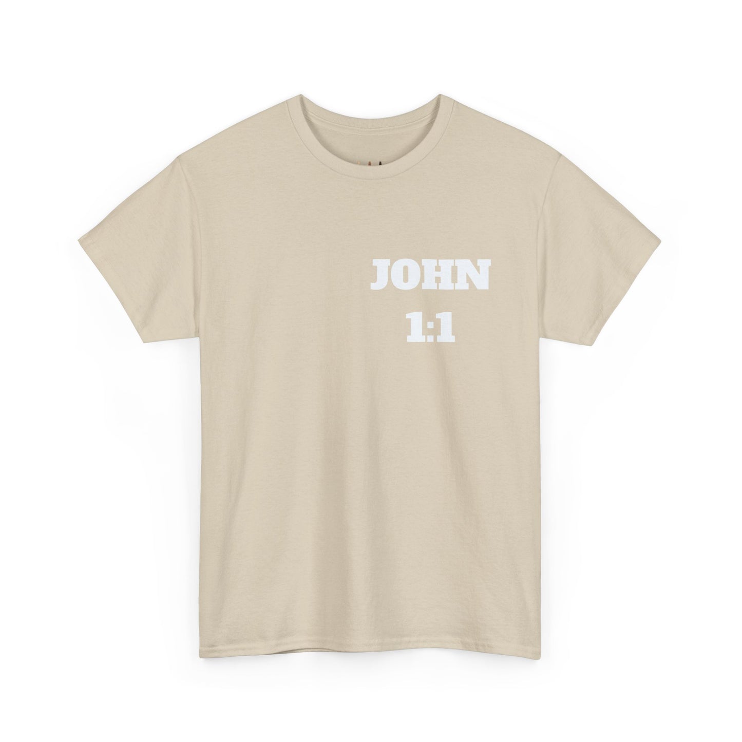John 1:1 Bible Verse Shirt, Faith Based Clothing, Church Shirts, Christian Apparel, Trendy Christian Clothing