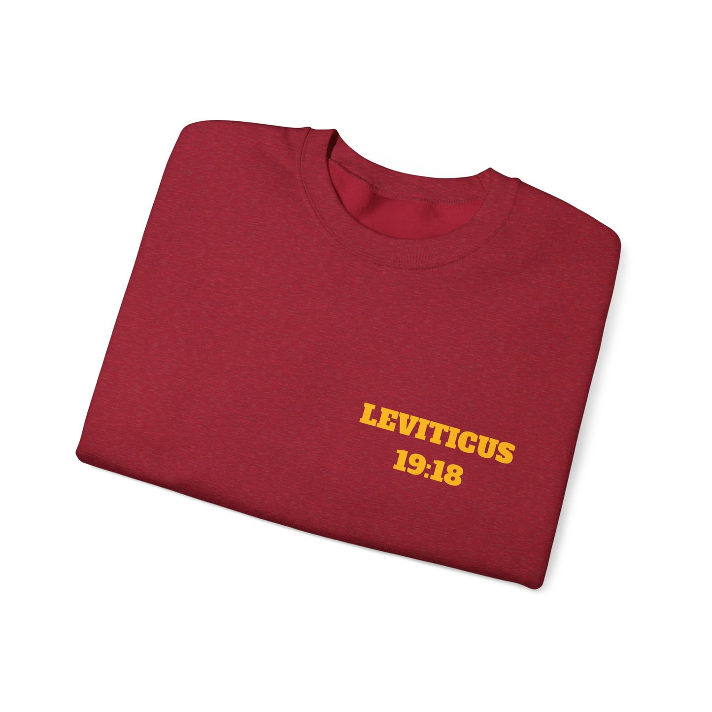 Leviticus 19:18 Christian Sweatshirt, Christian Gifts, Christian Back To School Gifts, Trendy Christian Apparel