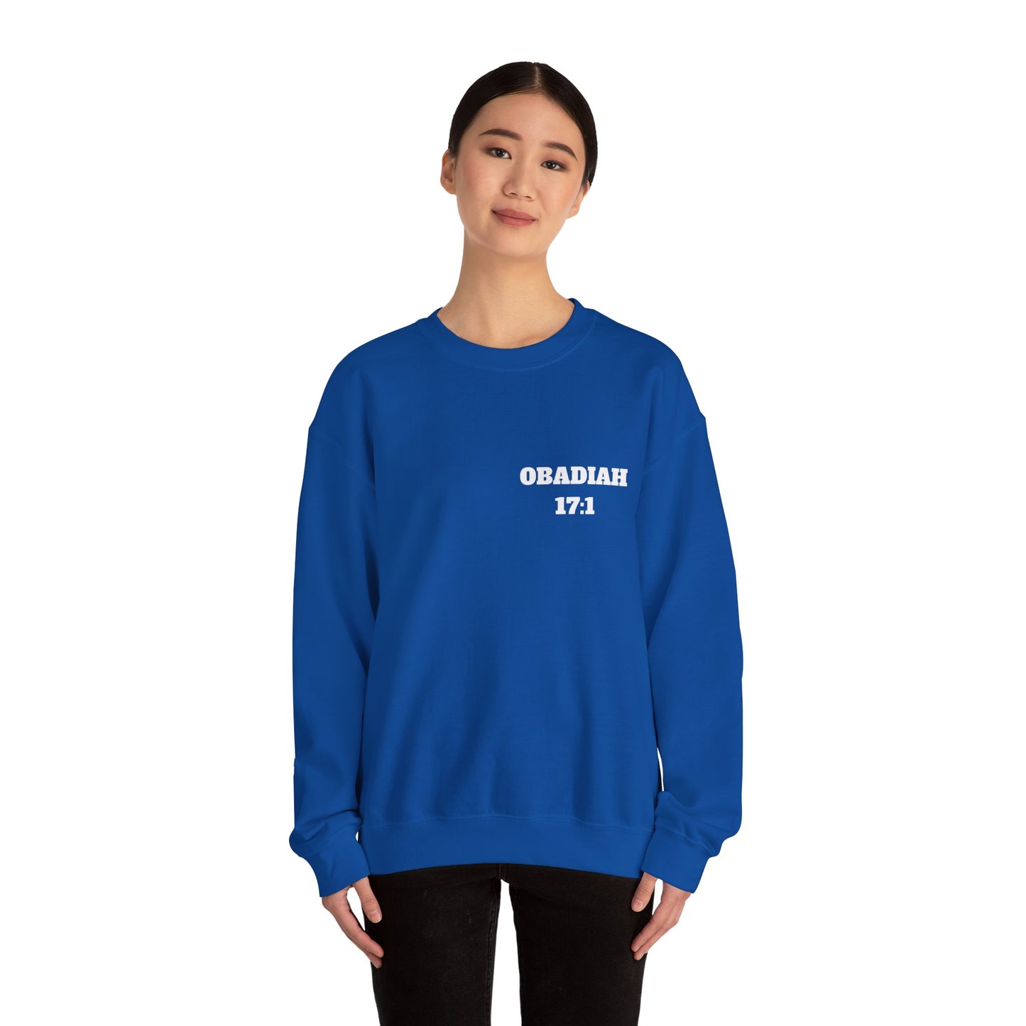 Obadiah 17:1 Christian Sweatshirt, Christian Gifts, Christian Back To School Gifts, Church Outfits