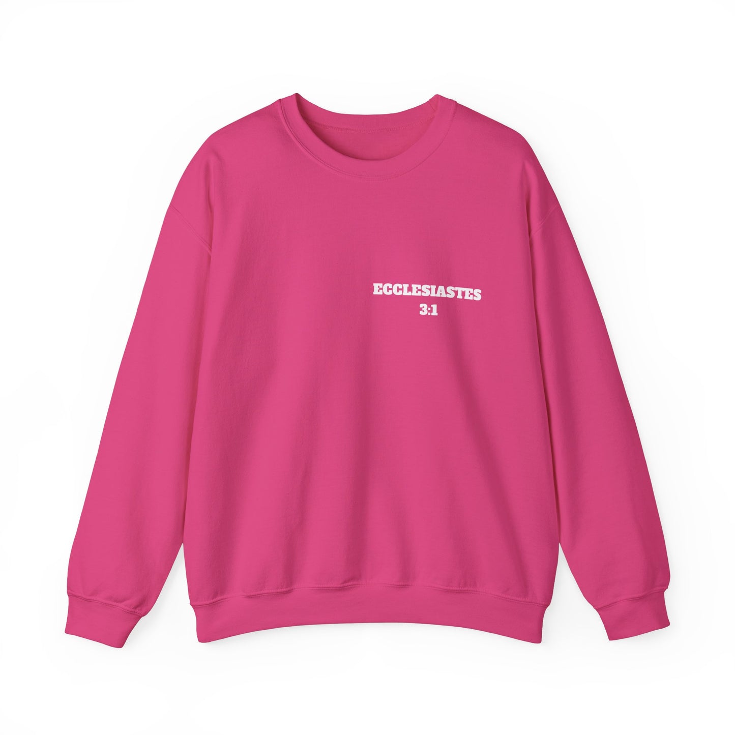 Ecclesiastes 3:1 Christian Sweatshirt, Christian Gifts, Christian Back To School Gifts, Church Outfits