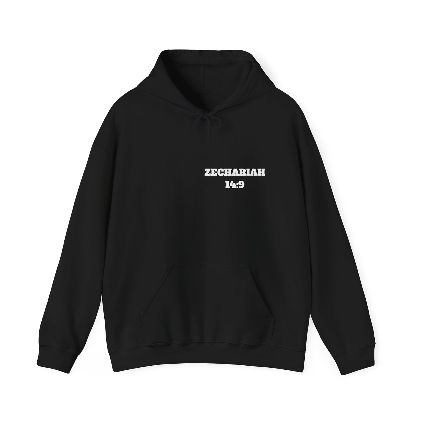 Zechariah 14:9 Christian Hoodie, Christian Gifts, Christian Back To School Gifts, Trendy Christian Apparel