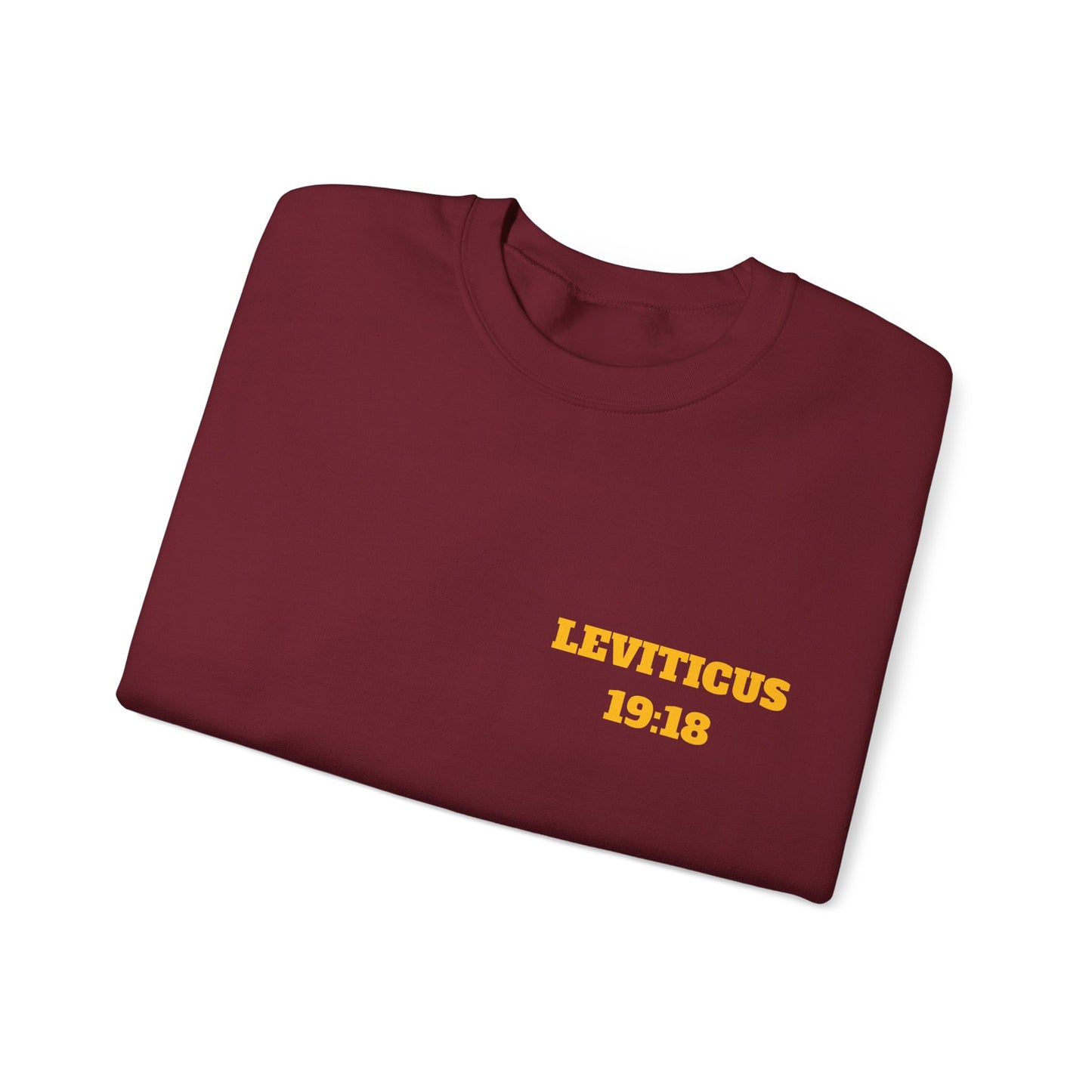 Leviticus 19:18 Christian Sweatshirt, Christian Gifts, Christian Back To School Gifts, Trendy Christian Apparel