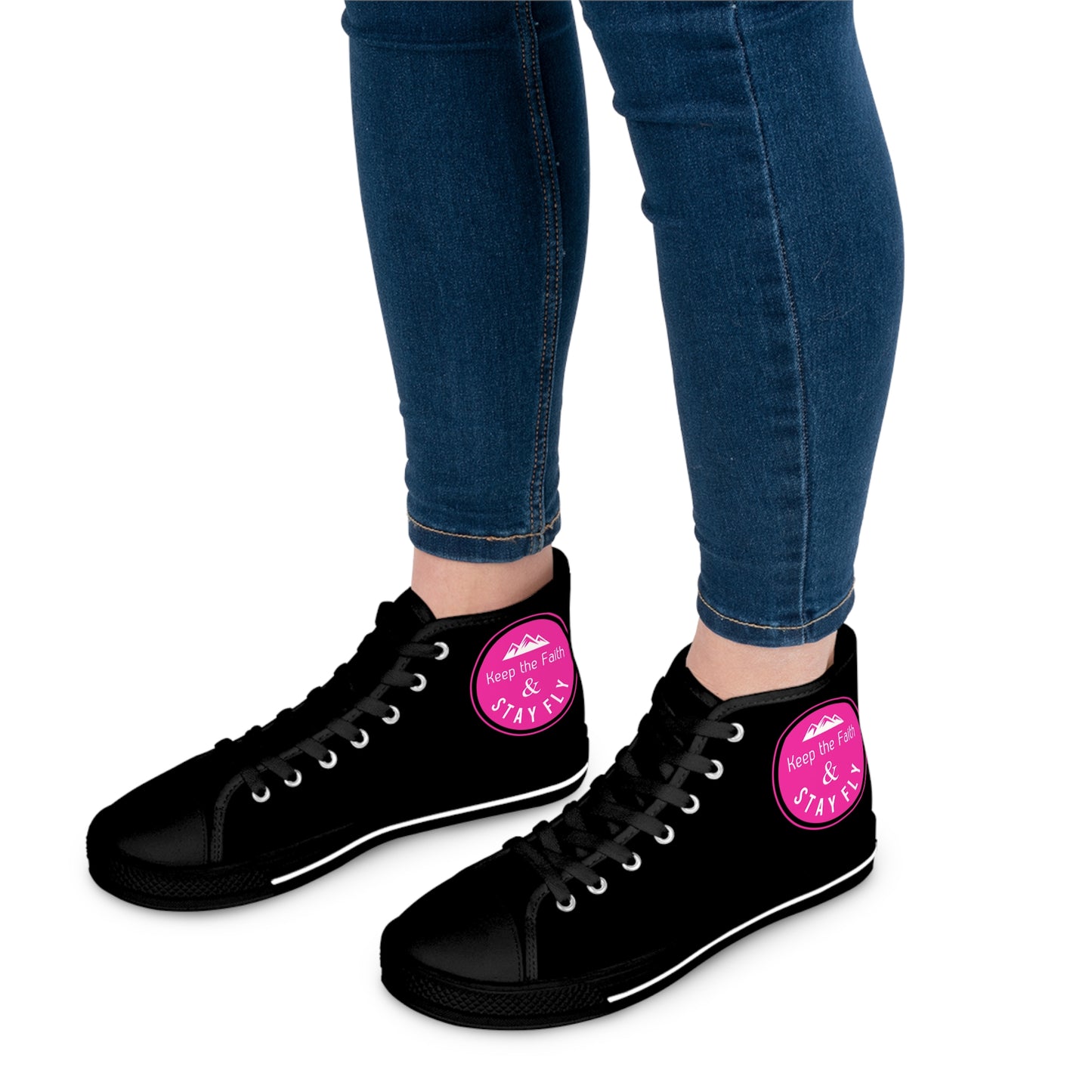 Keep The Faith & Stay Fly Christian Women's Sneakers