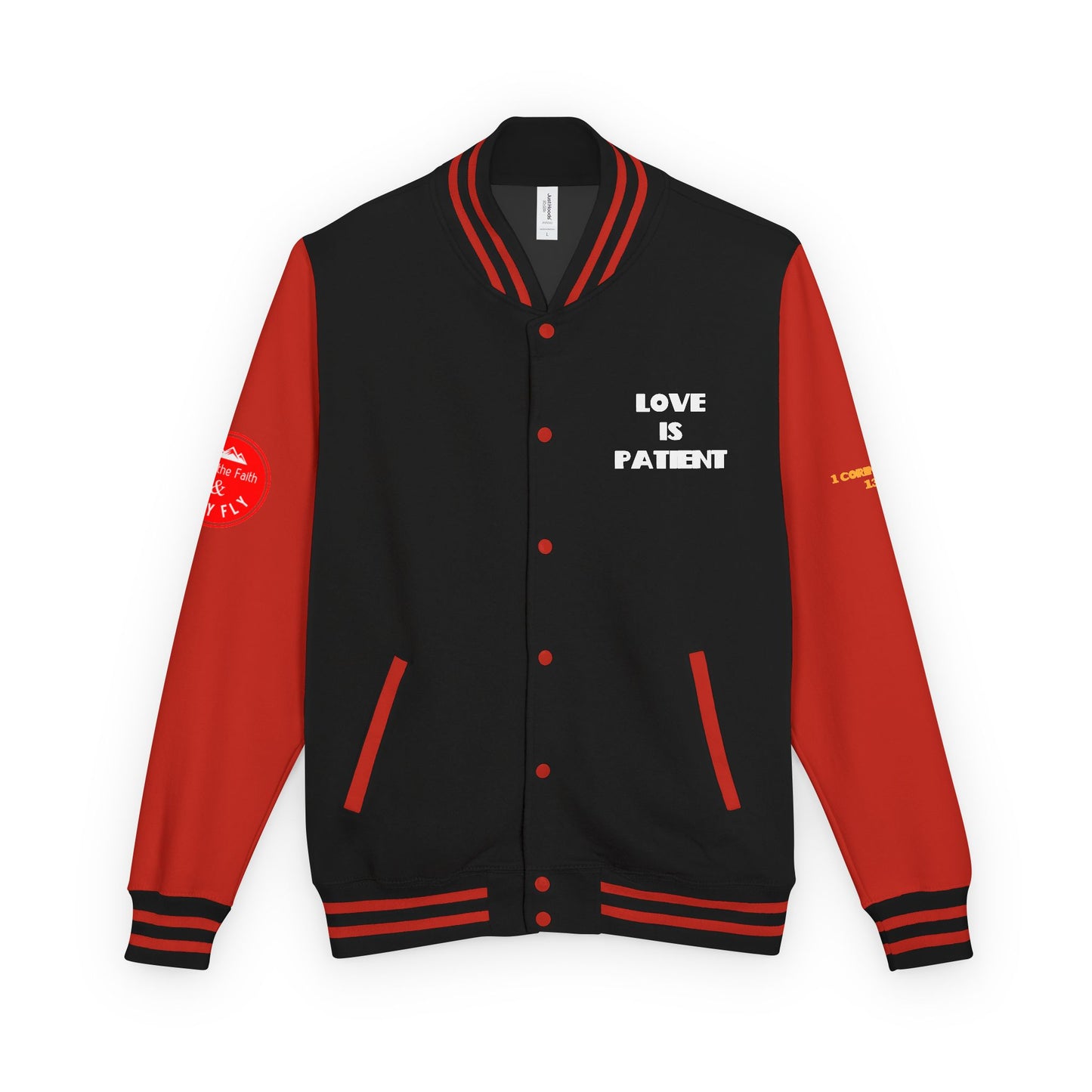 Love Is Kind Letterman Jacket, Christian Letterman Jacket, Christian Streetwear