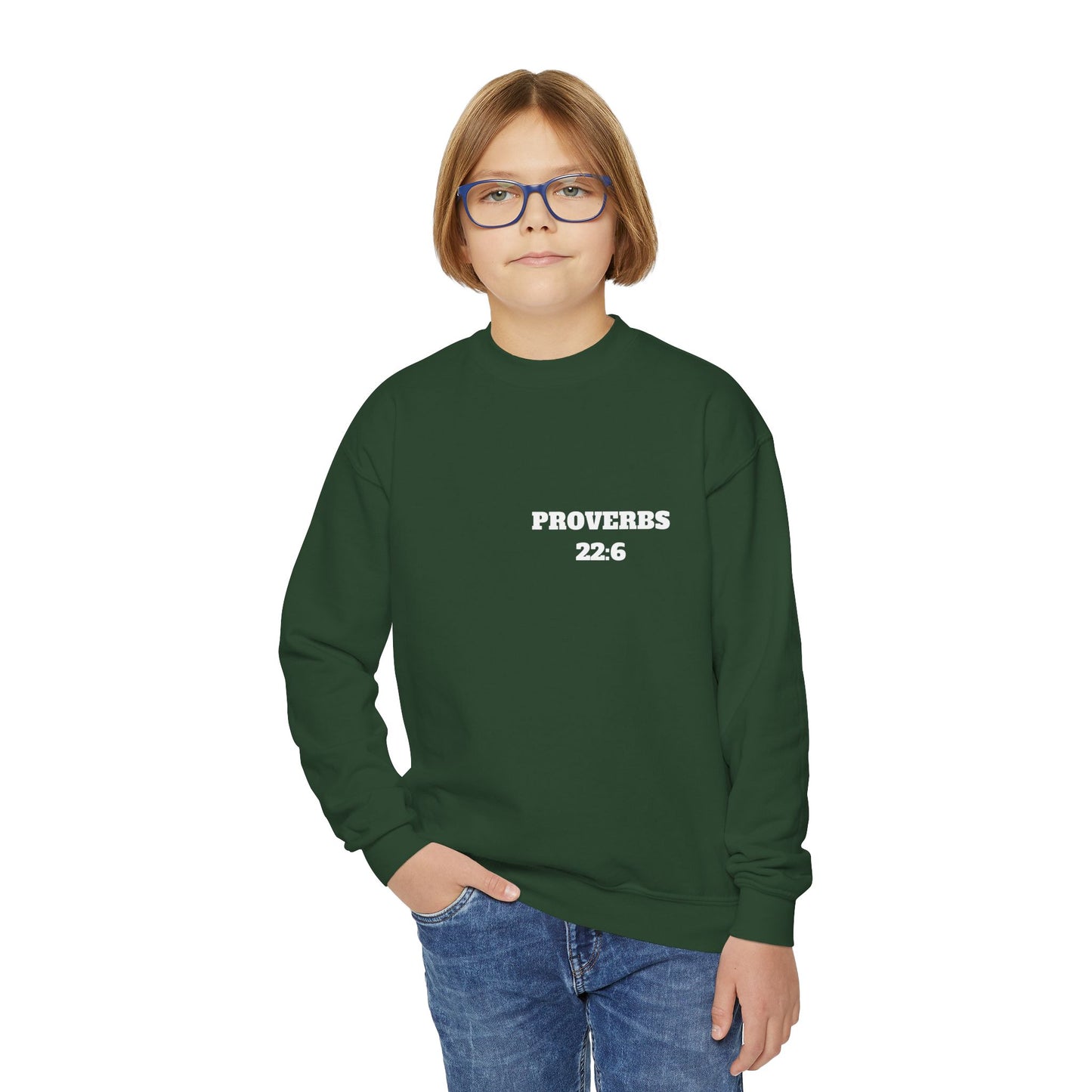Proverbs 22:6 - Christian Kids Clothing, Kids Christian Shirt, Christian Sweatshirt, Christian Hoodie, Kids Church Shirts, Kids Bible Shirts