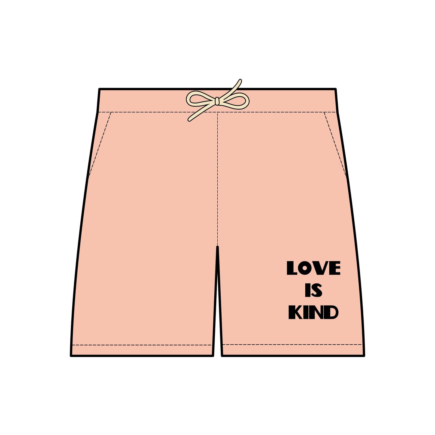 Love Is Kind Christian Shorts For The Summer, Christian Shorts, Christian Gifts, Christian Back To School Clothes, Church Outfits