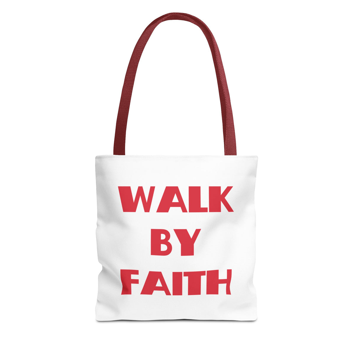 Walk By Faith Christian Tote Bag